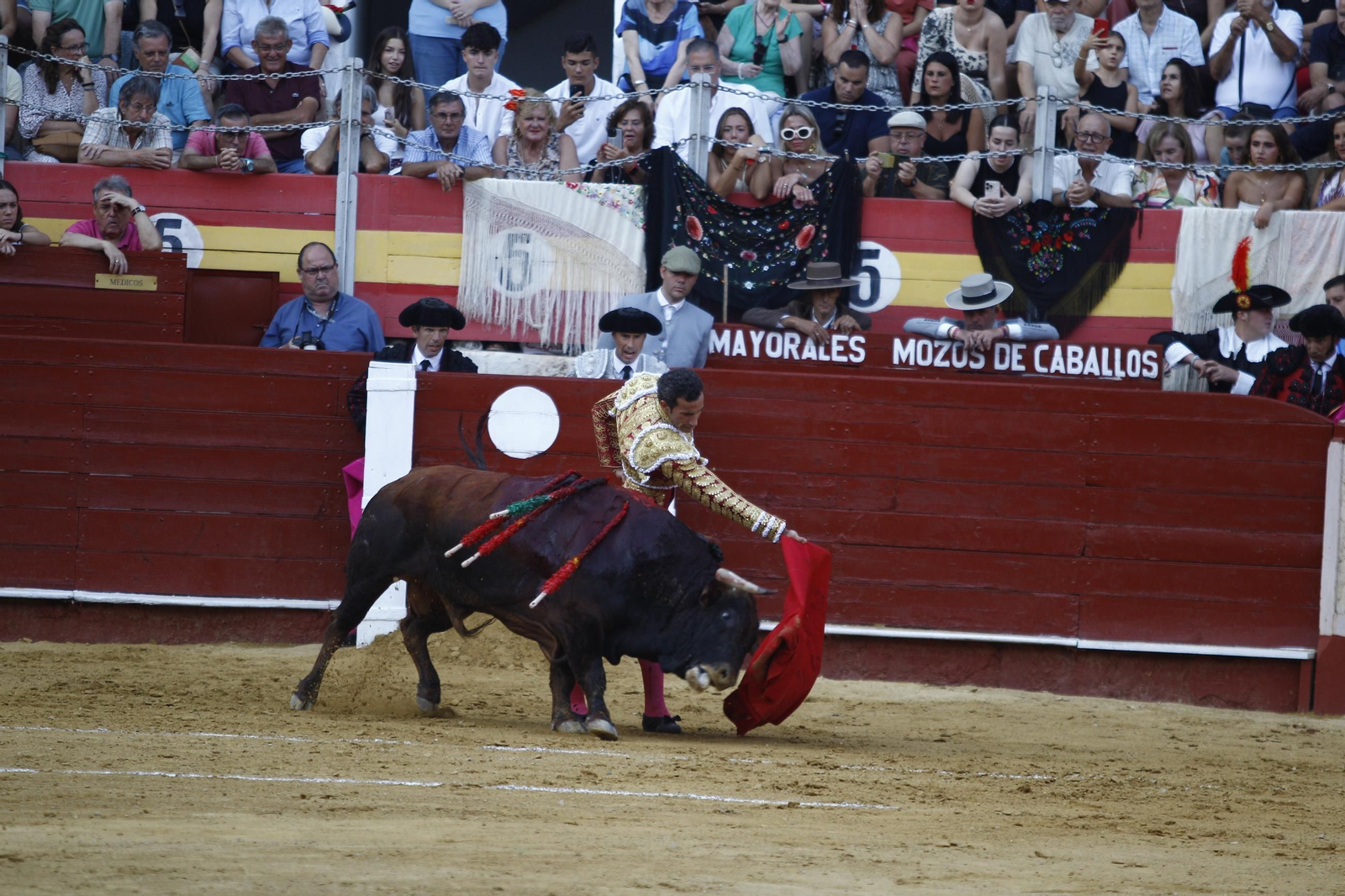 Las mejores imágenes de los toreros Fortes, Juan Ortega y David de Miranda en la Feria de Almería 2025