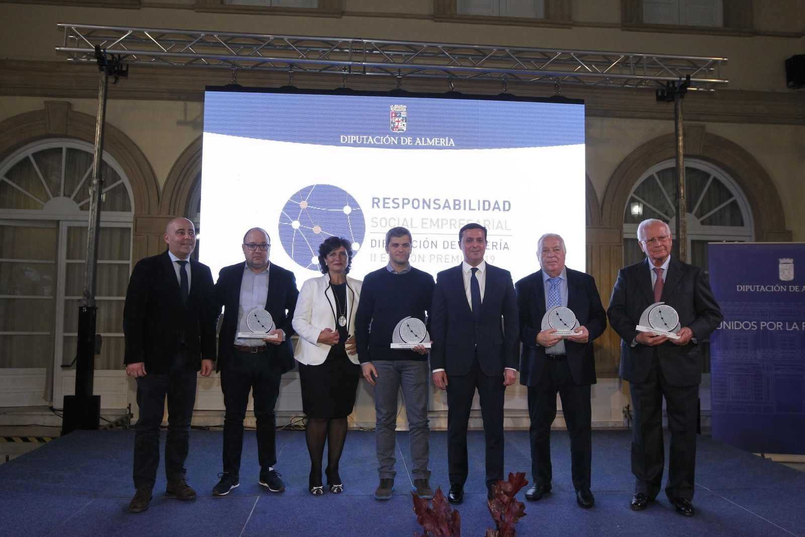 Fotogalería Premios Responsabilidad Social Empresarial 2019. Diputación de Almería
