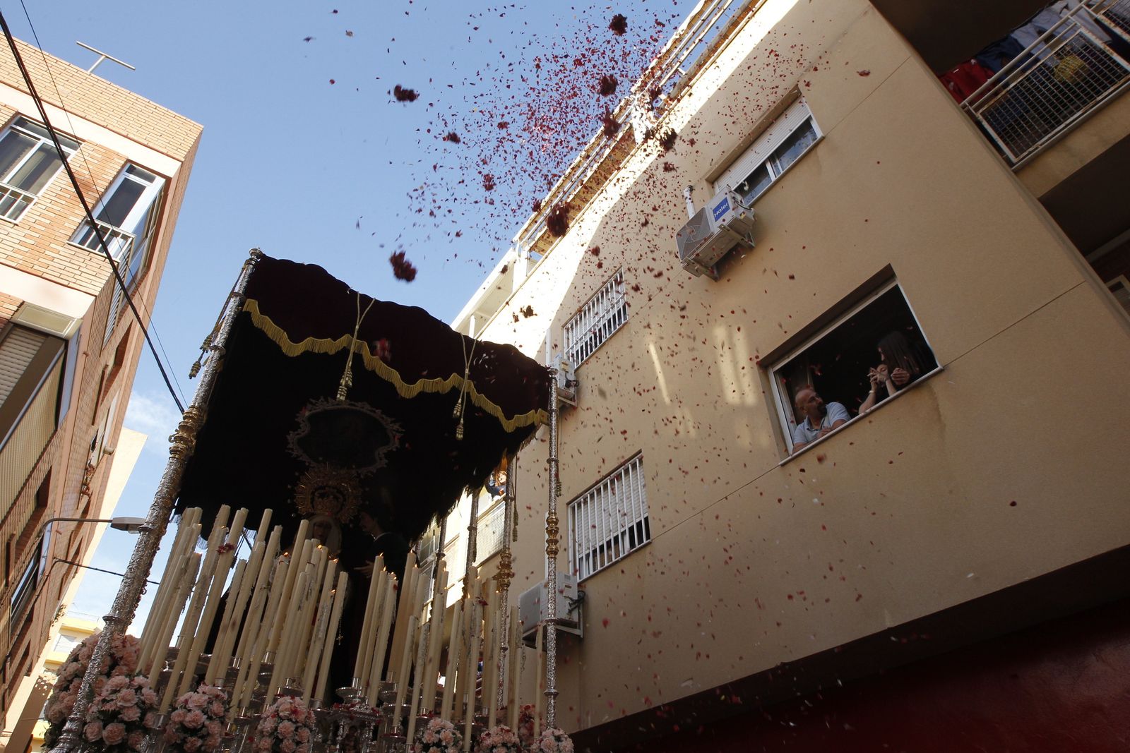 Imágenes de la Procesión de Coronación. Barrio de Los Molinos. Semana Santa Almería 2019
