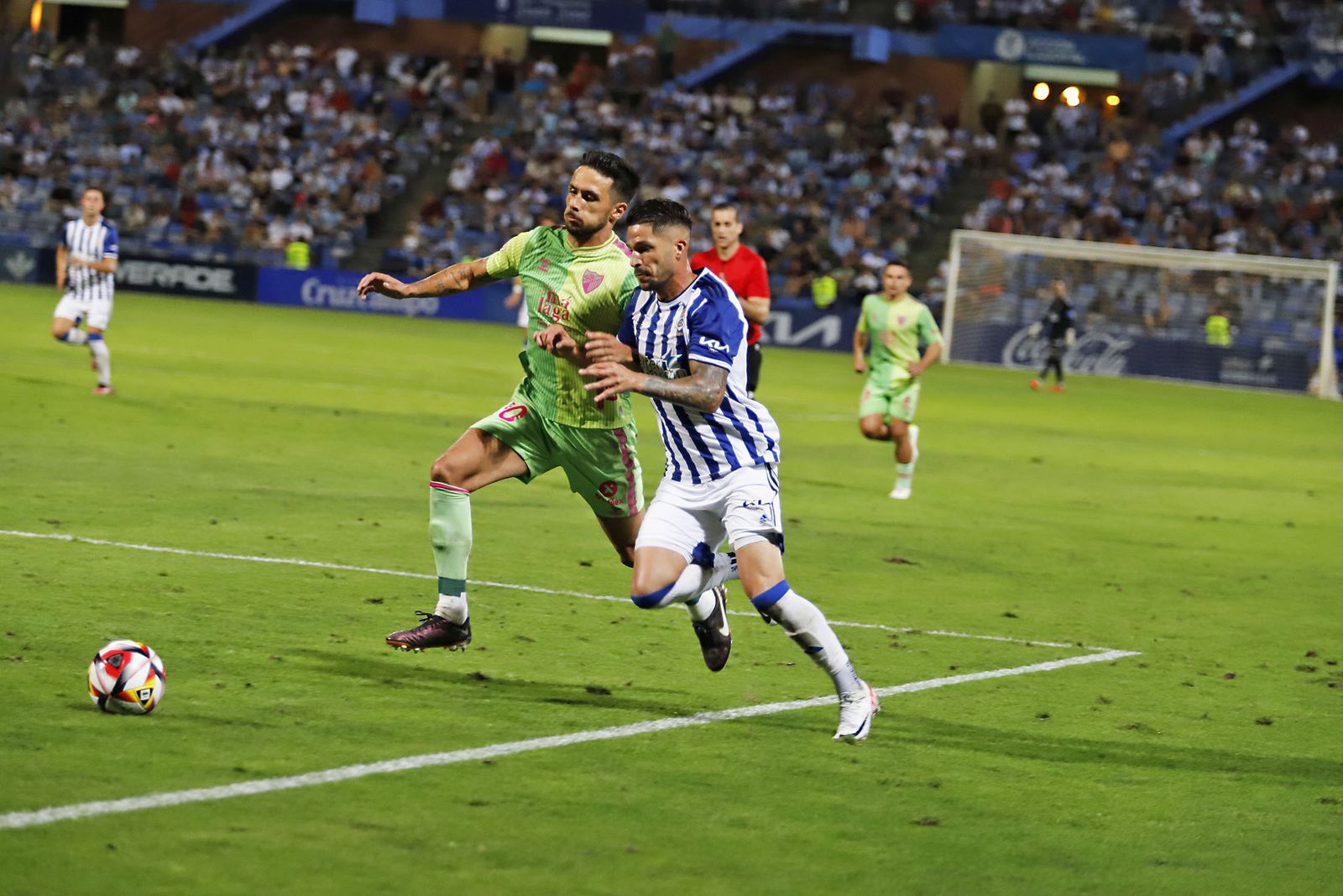 Imágenes del encuentro entre el Recreativo de Huelva y el Málaga