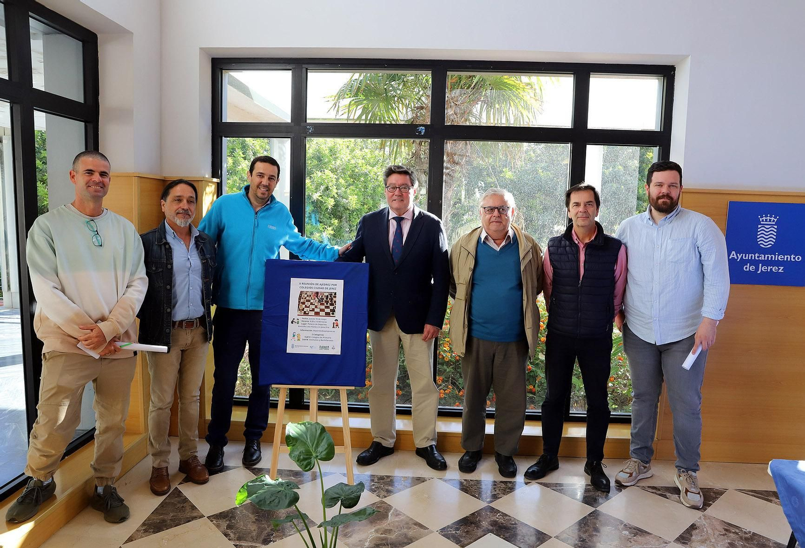 La II Reunión de Ajedrez Escolar se celebrará el 16 de mayo en el Palacio Municipal de Deportes de Chapín enJerez