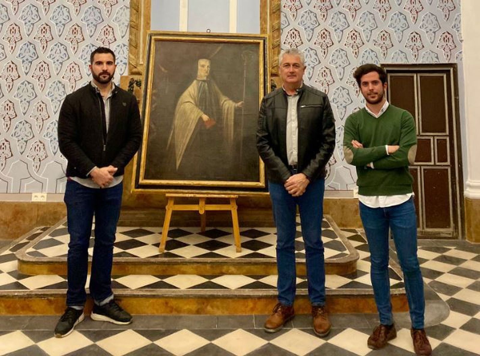 Miguel Ángel Borrego, Alfonso Alcaide y Ángel Marín.