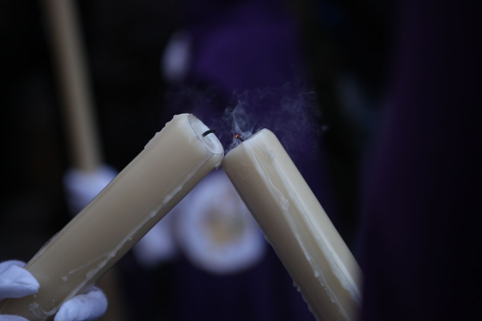 Imágenes del Lunes Santo en la comarca