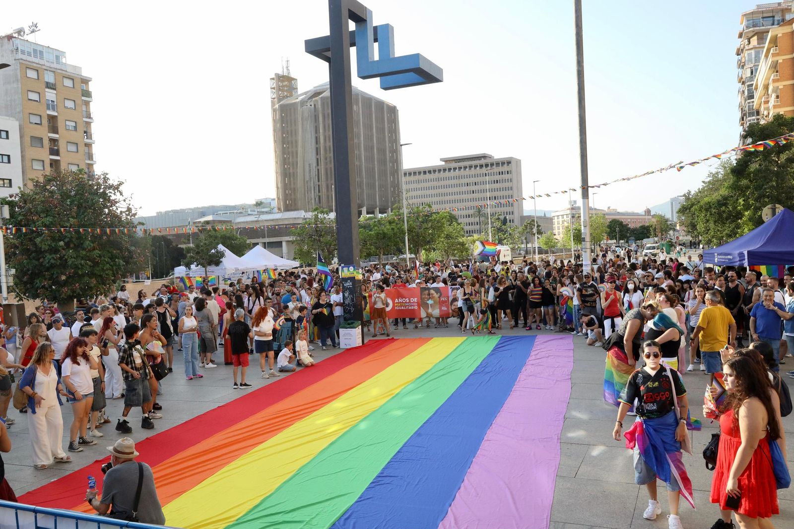 La manifestación en Málaga por el Día del Orgullo, en fotos