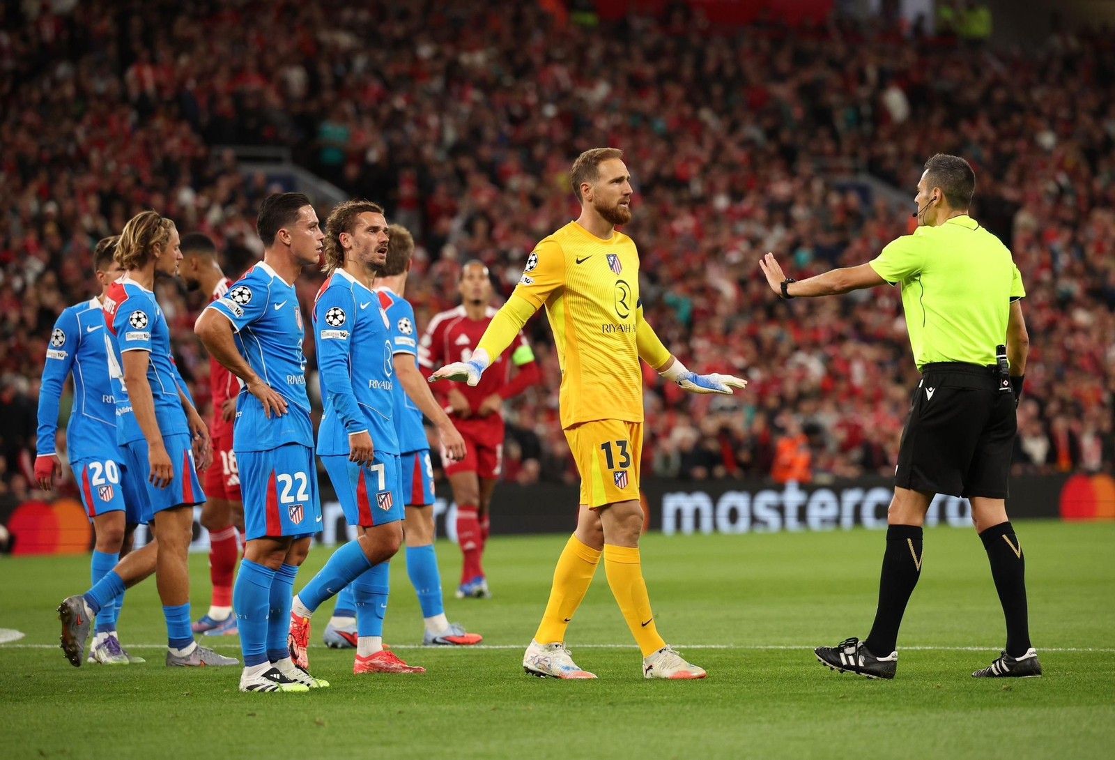 Las fotos del Liverpool - Atlético de Madrid
