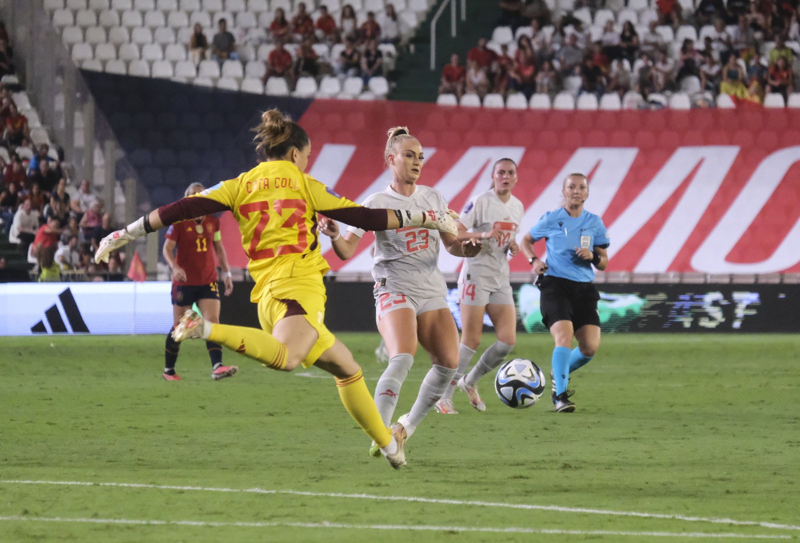Las mejores fotos de la victoria de España ante Suiza en El Arcángel de Córdoba