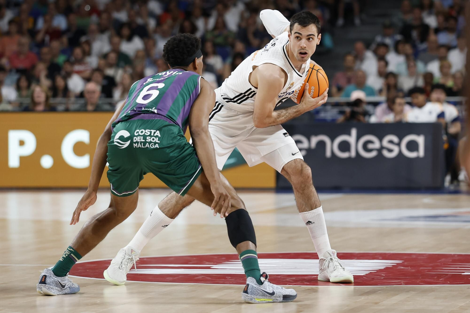El Real Madrid-Unicaja en fotos