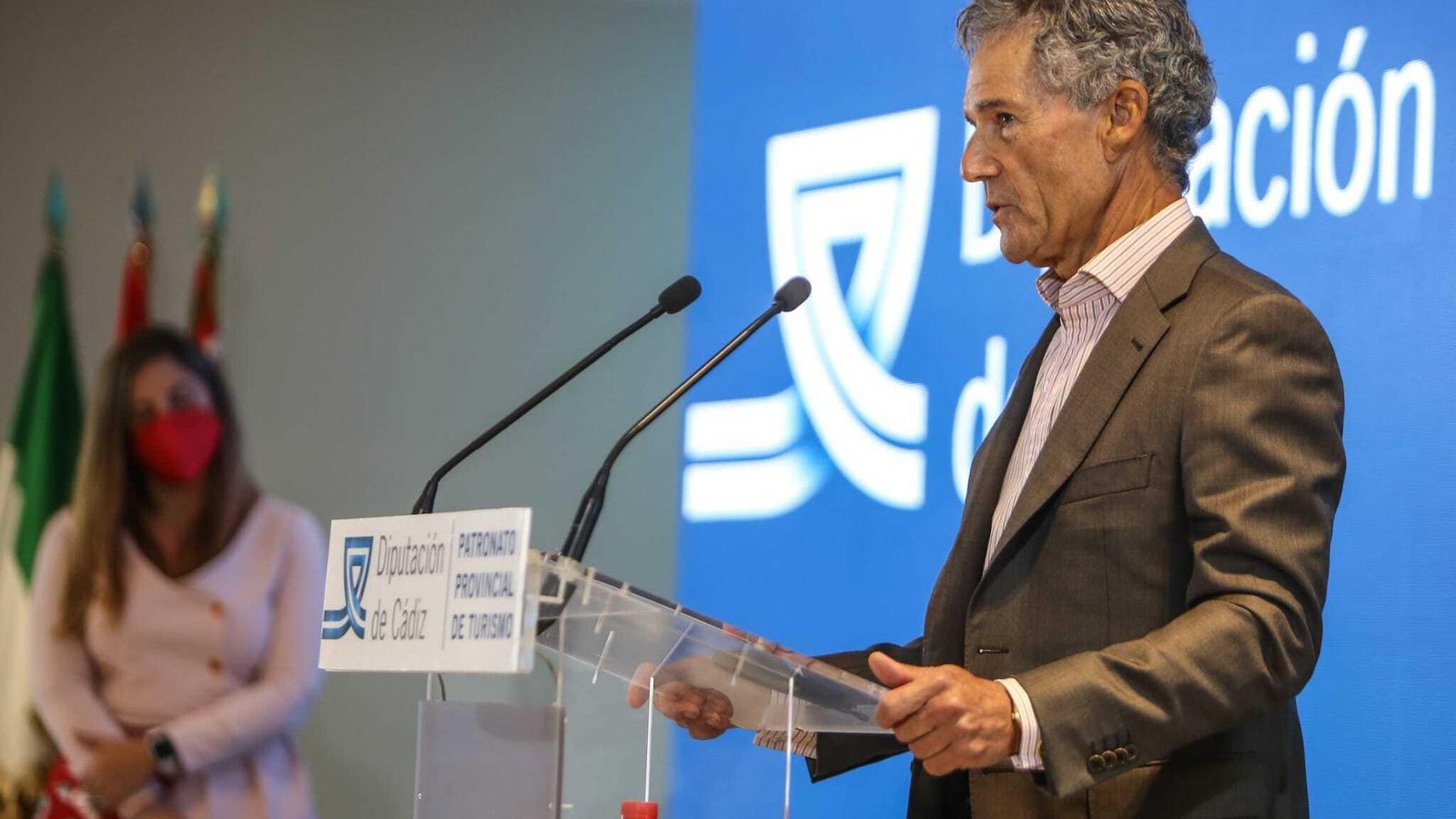 Salvador Moll, en un momento de su intervención.