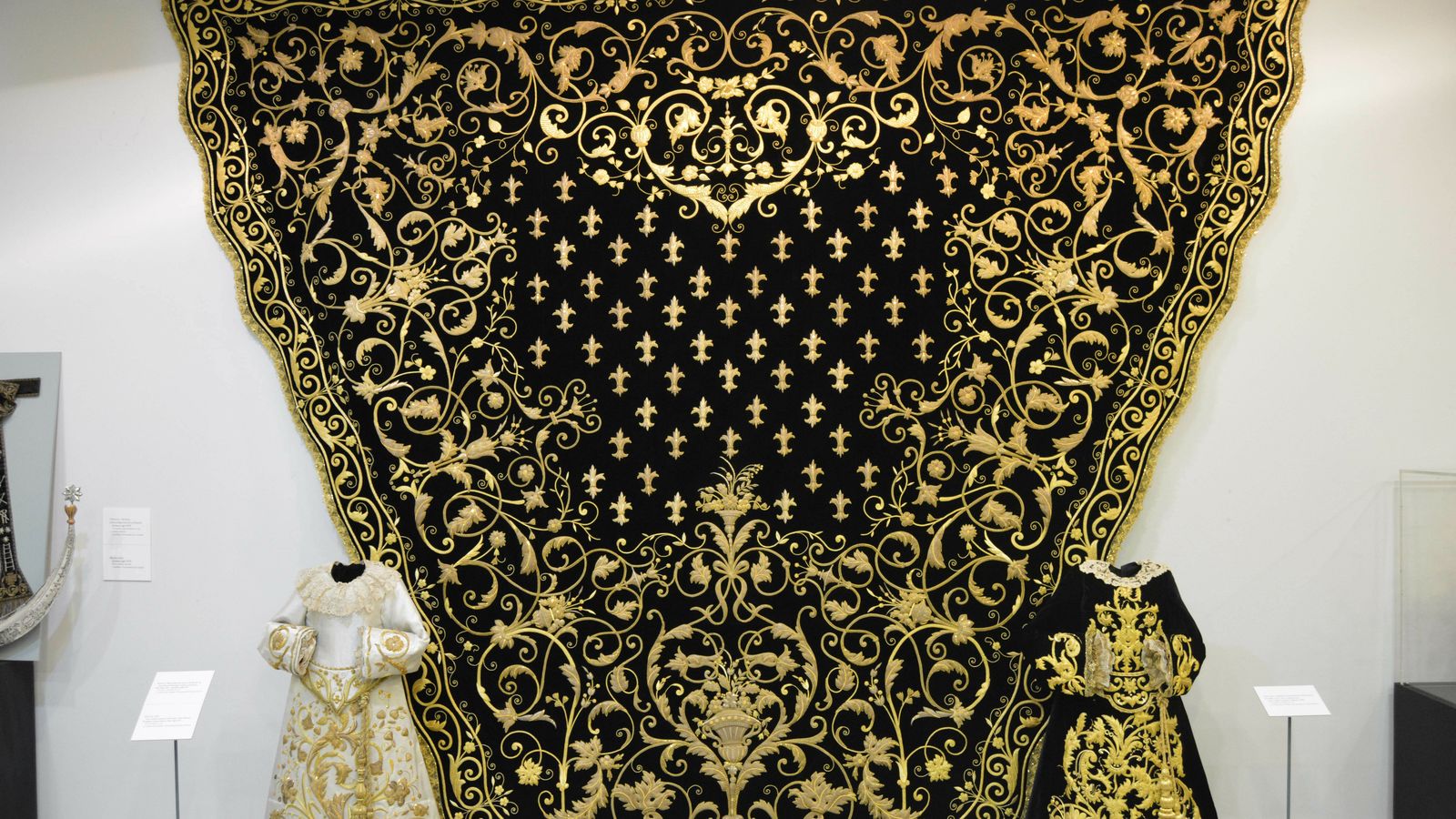 Piezas de la exposición.