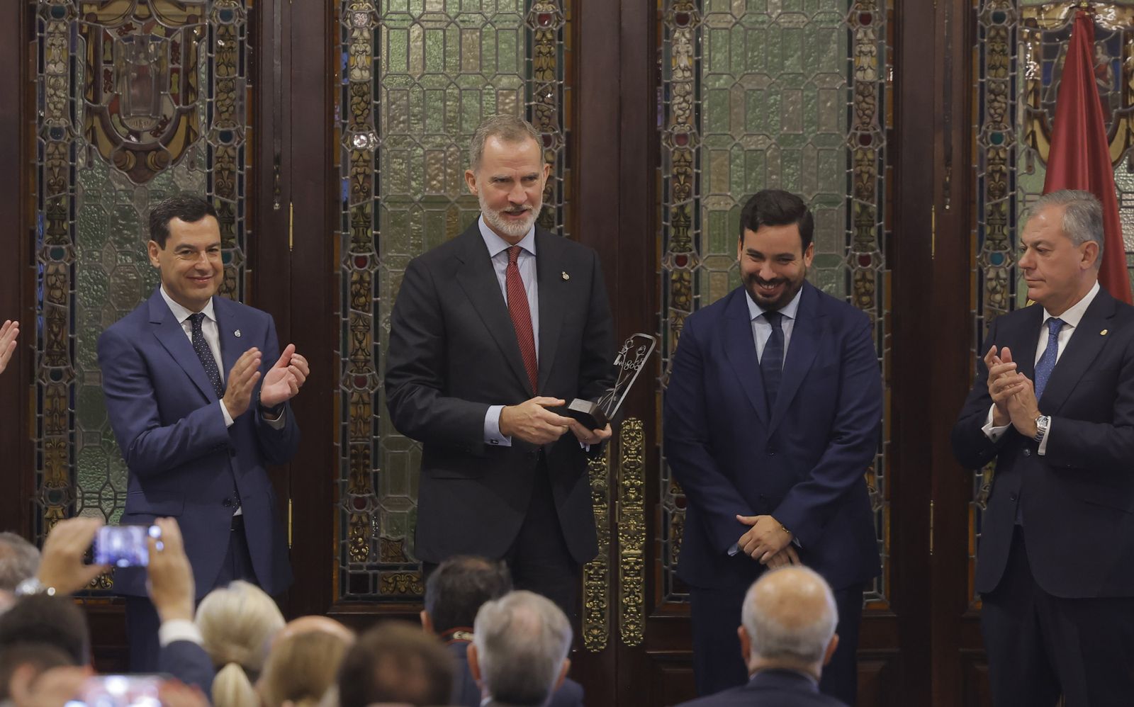 Su Majestad el Rey recibe el IX “Premio contra el Terrorismo Alberto Jiménez Becerril, todas las imágenes