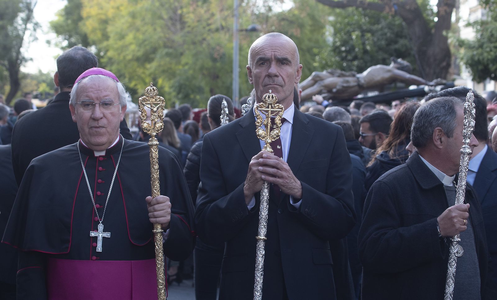 Imágenes del Vía crucis extraordinario del Cachorro por las calles de Triana