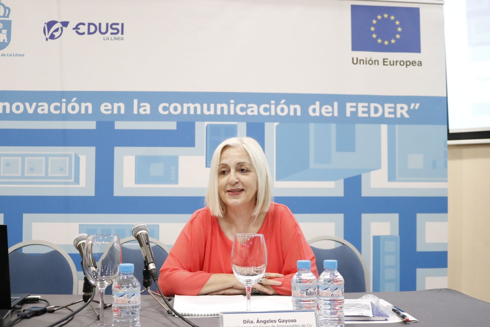 Imágenes de la jornada sobre Innovación en la Comunicación del FEDER en La Línea