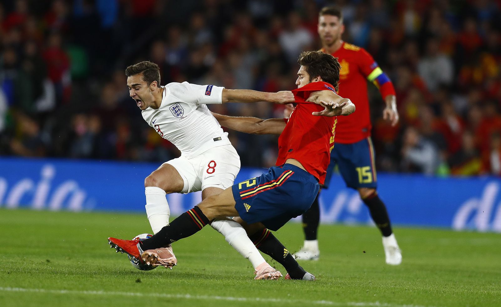 Las imágenes del España-Inglaterra