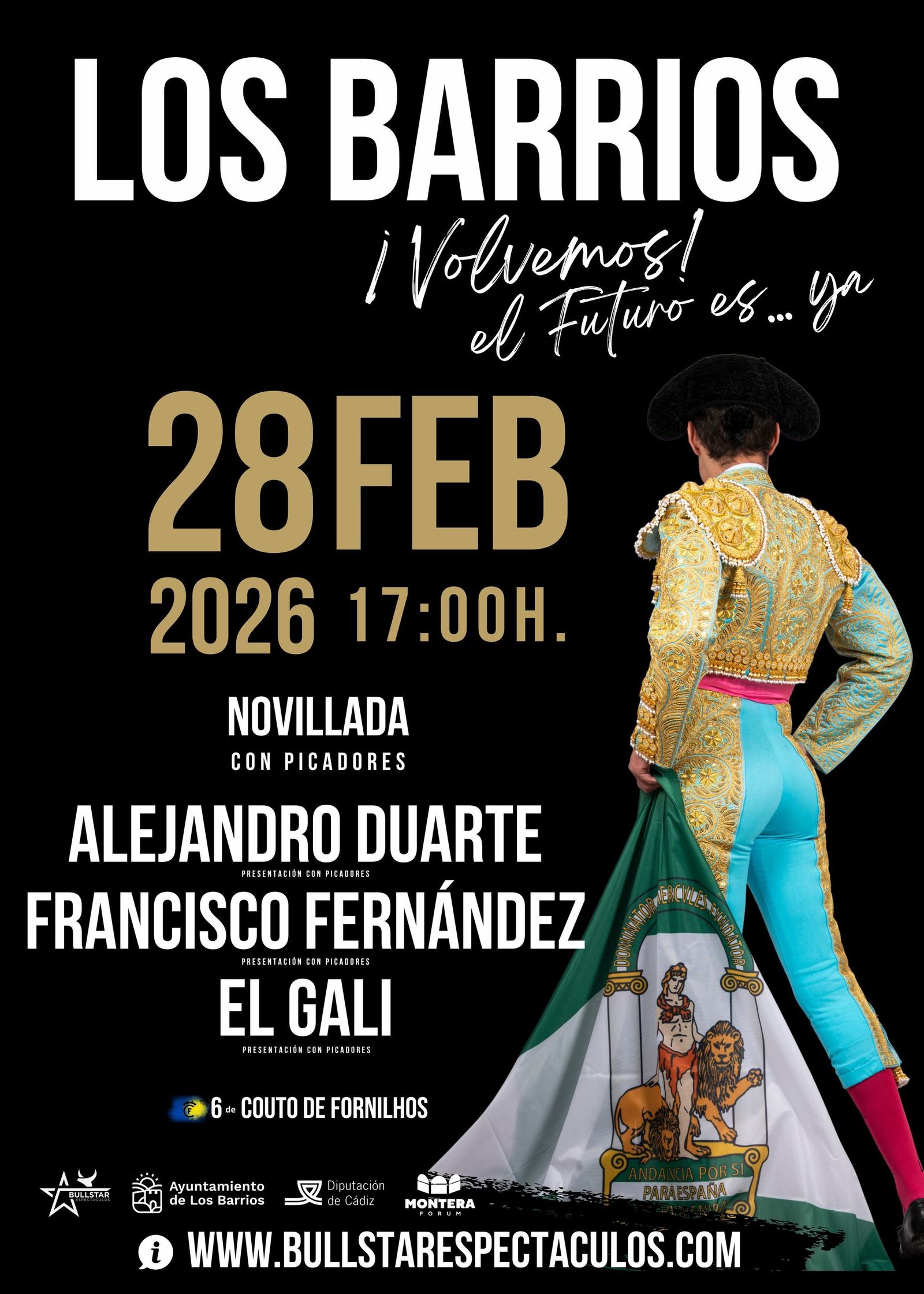 Los Barrios apuesta por el futuro y presenta una  novillada para el día de Andalucía.