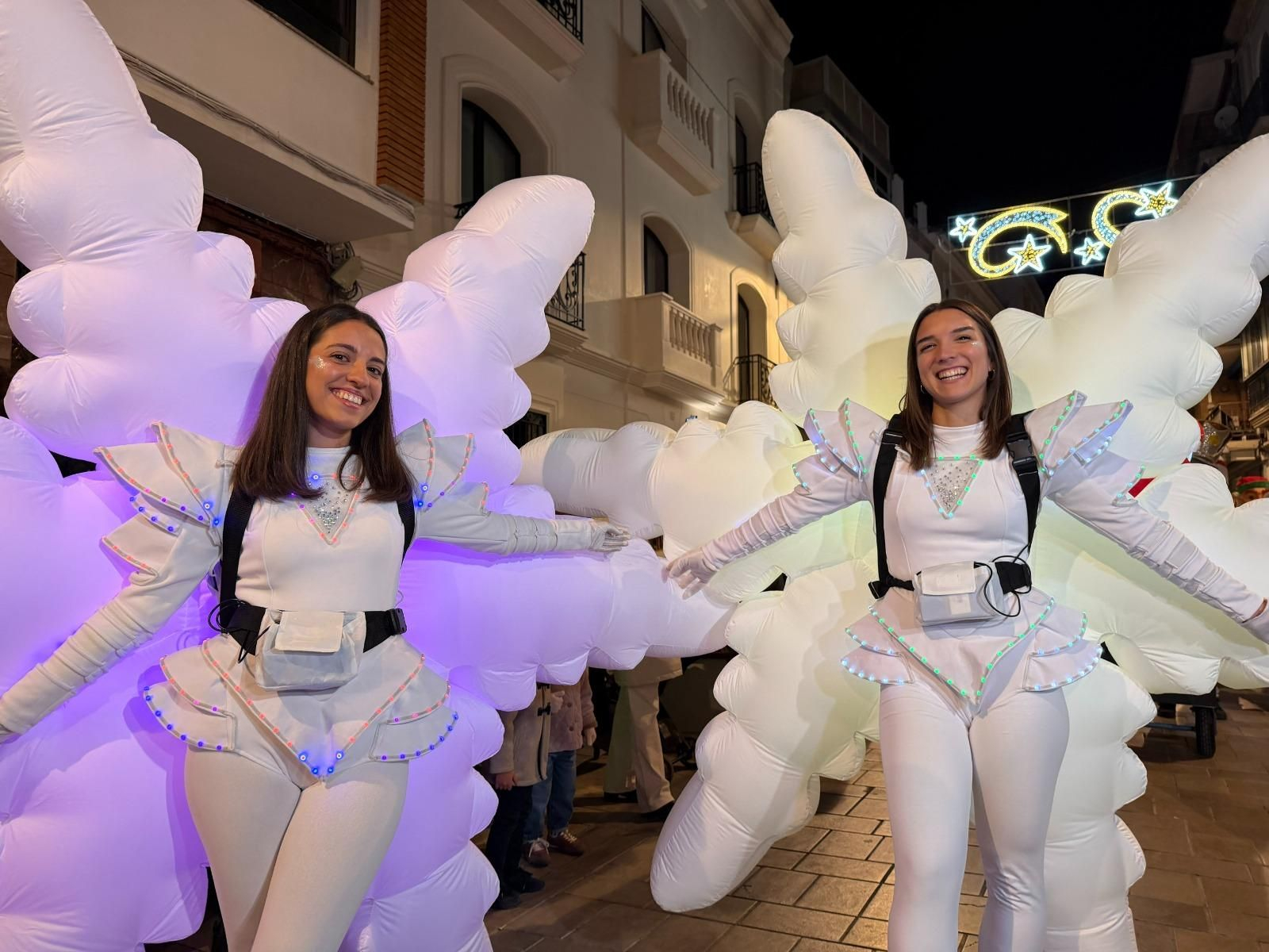 Inauguración del alumbrado especial de Navidad en Montilla
