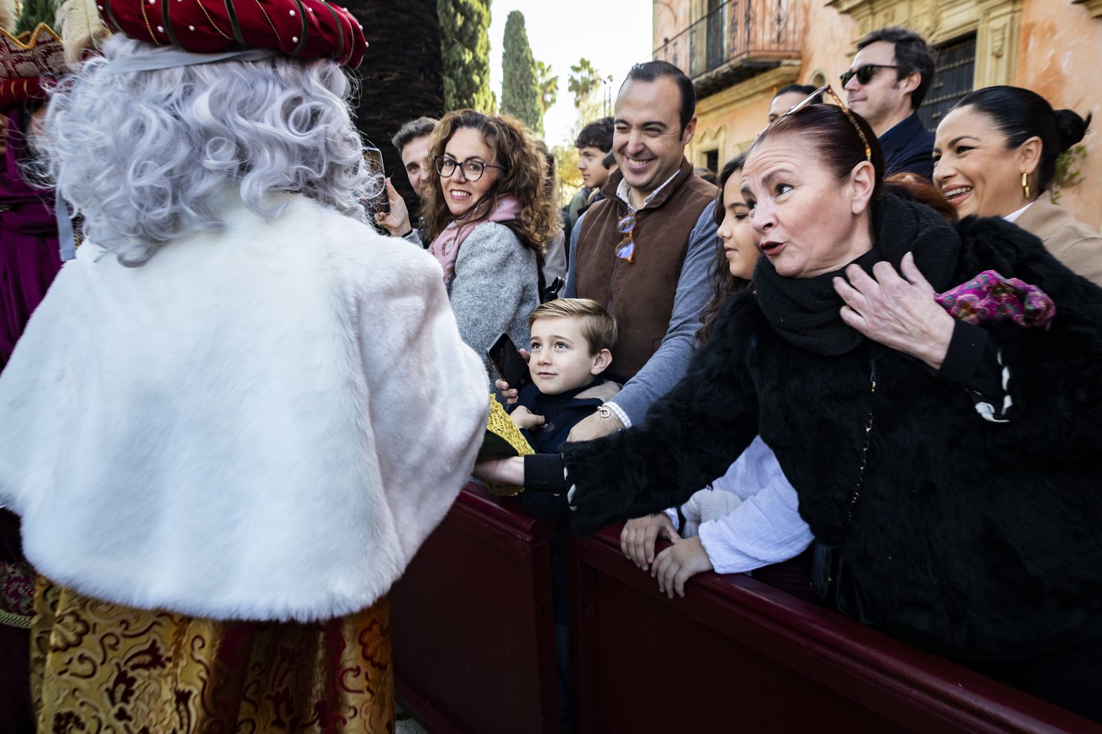 Los Reyes Magos son coronados un año más en el Alcázar de Jerez