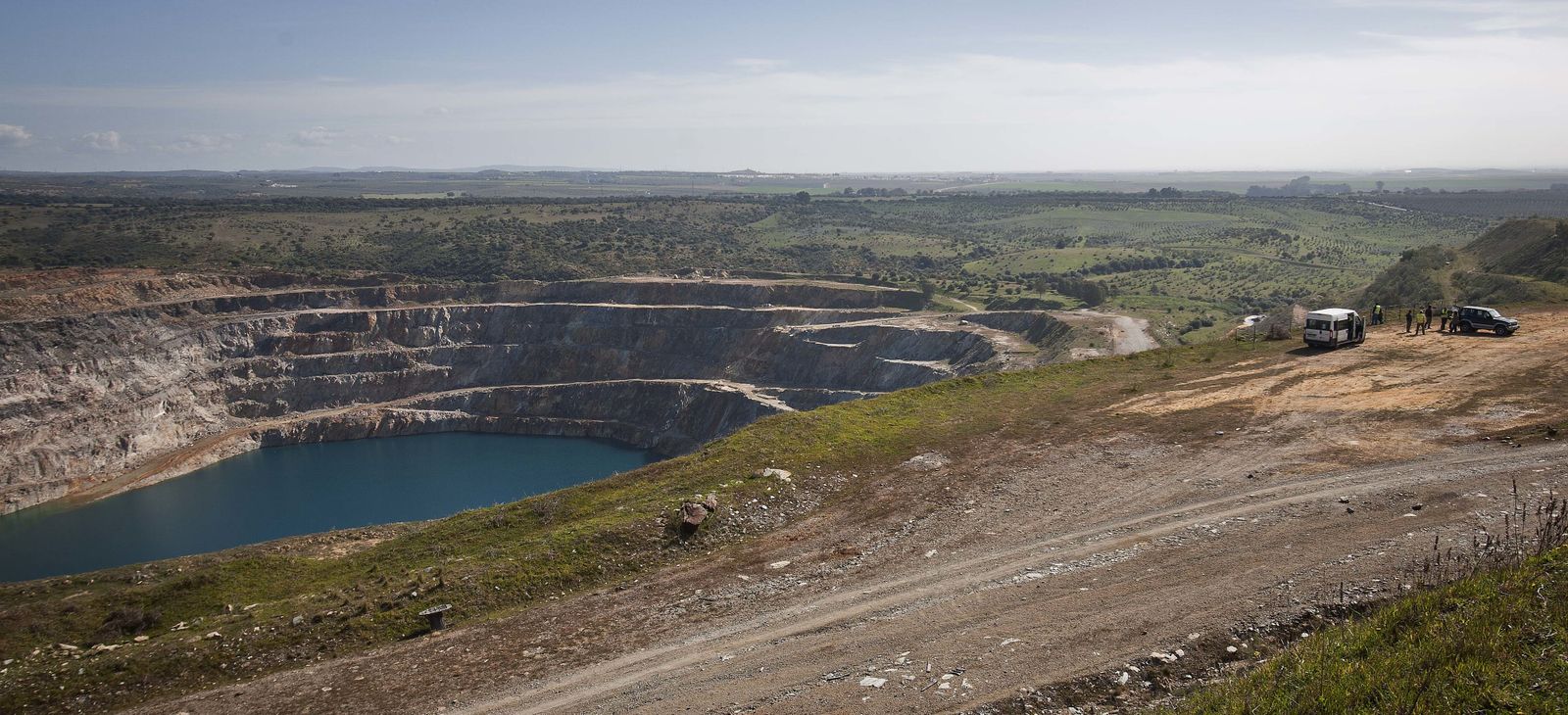 Panorámica de la mina de Aznalcóllar