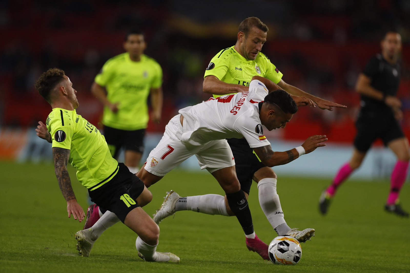 Las fotos del Sevilla-Dudelange