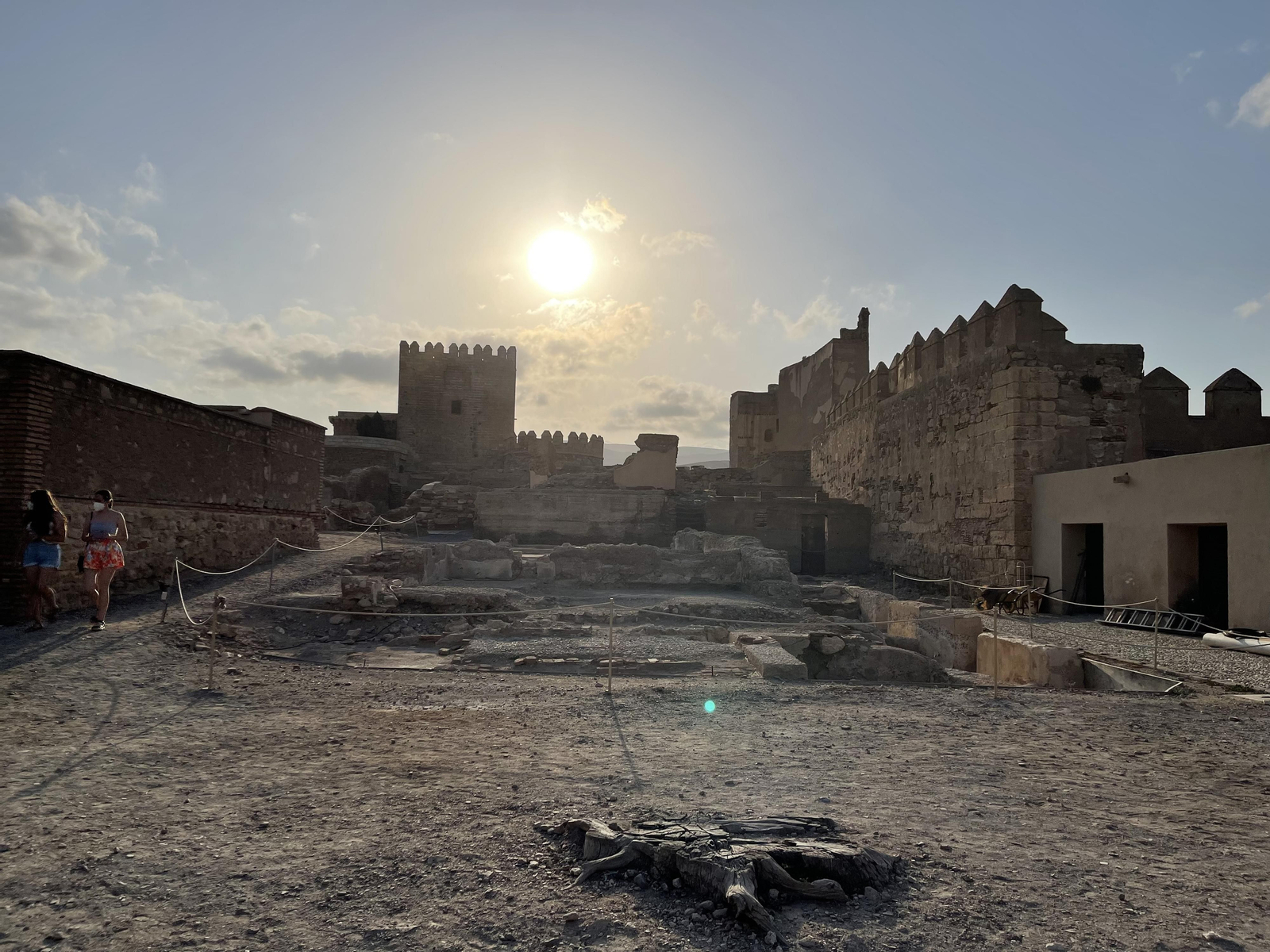 Interior de la Alcazaba de Almería.