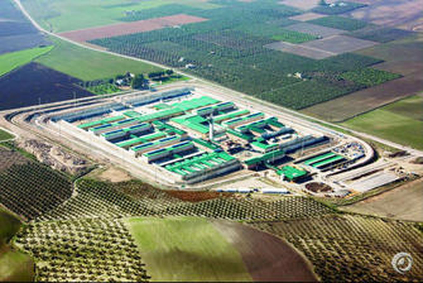 Una vista aérea del centro penitenciario de Morón de la Frontera, inaugurado en julio de 2008.