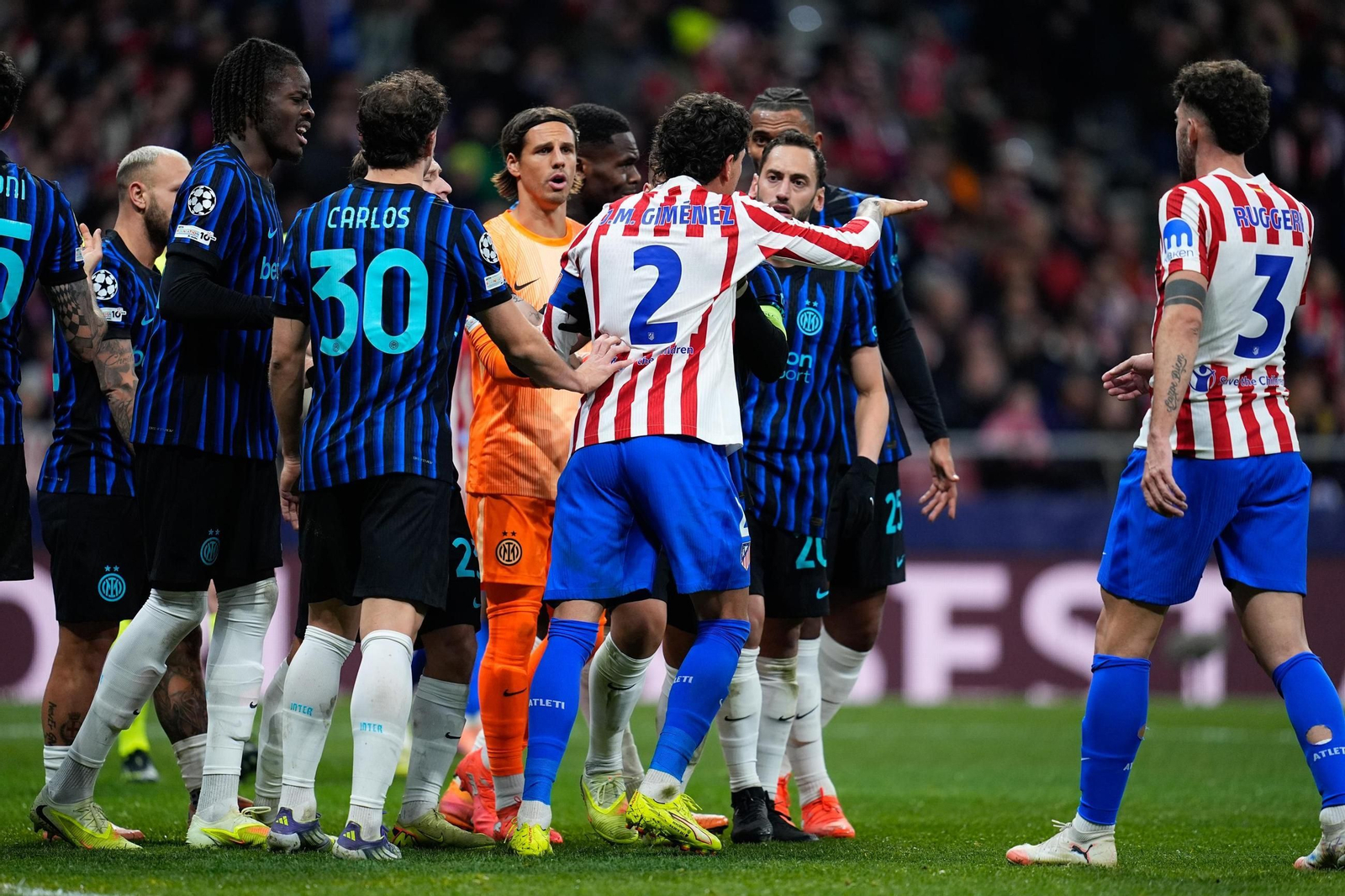Las fotos del Atlético de Madrid-Inter