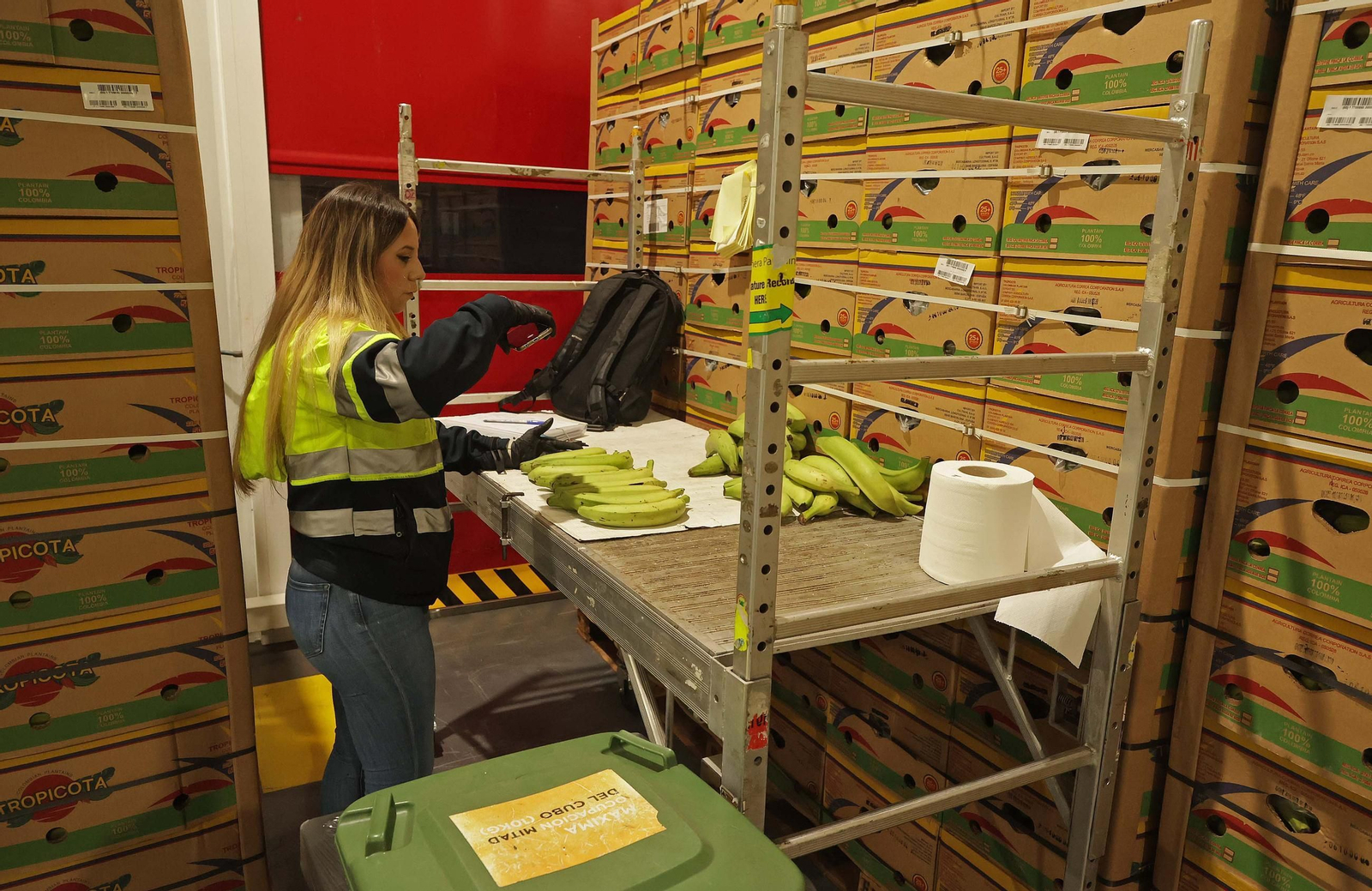 Fotos de la visita a la empresa Americold en el Puerto de Algeciras