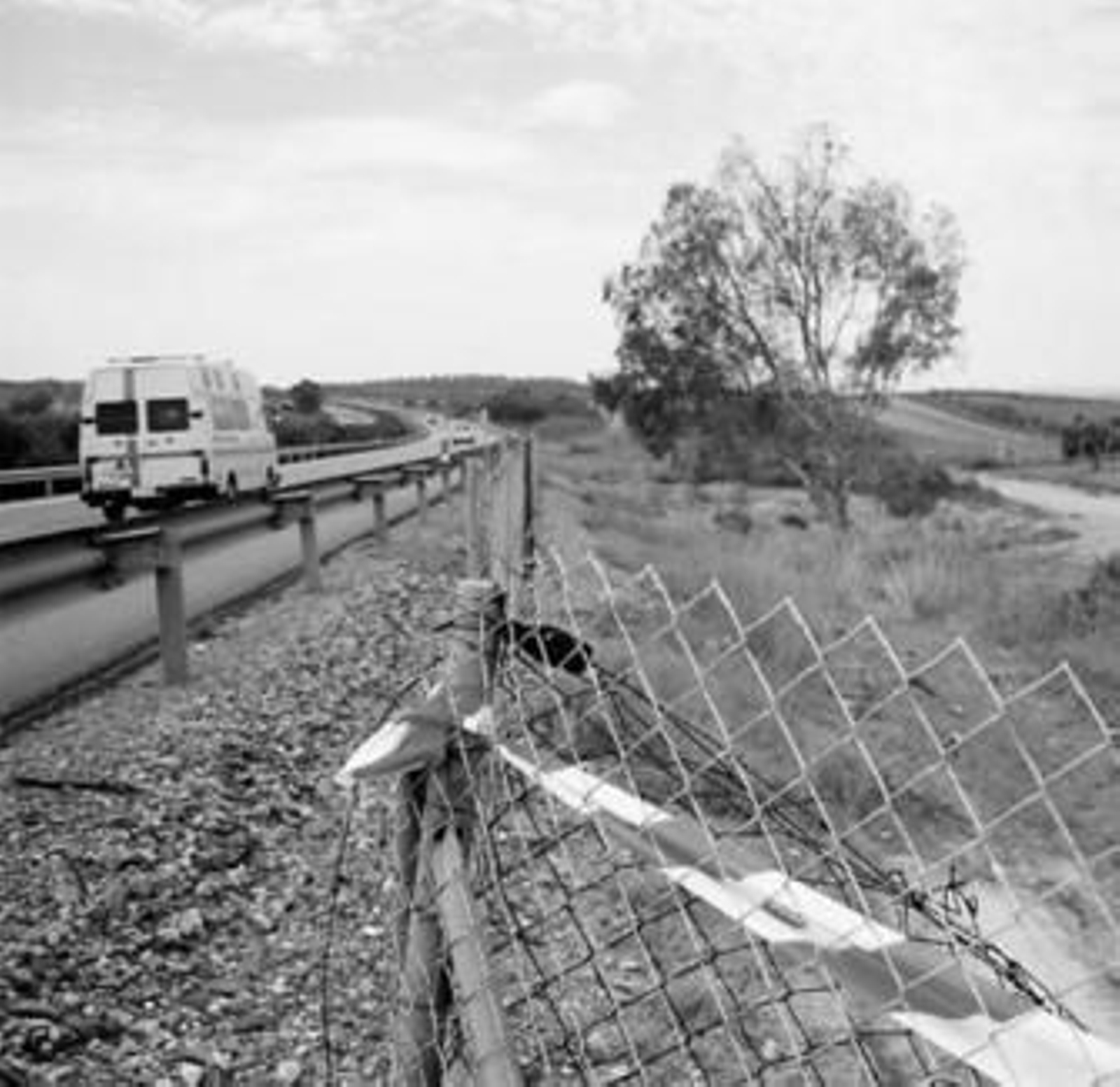 En la imagen, el lugar en el que ayer se produjo el accidente.