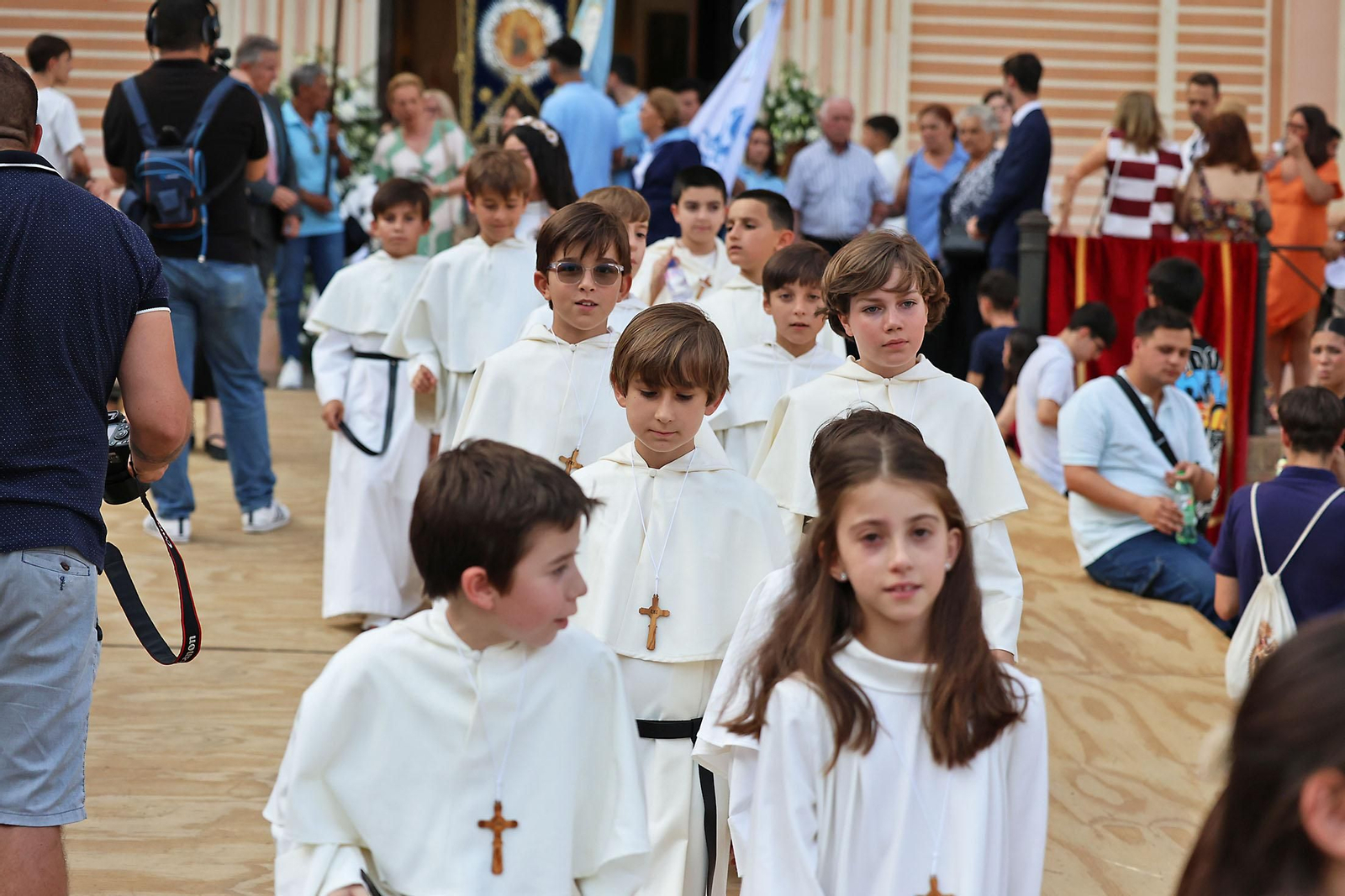 Imágenes de la procesión del Corpus Christi por las calles de Huelva