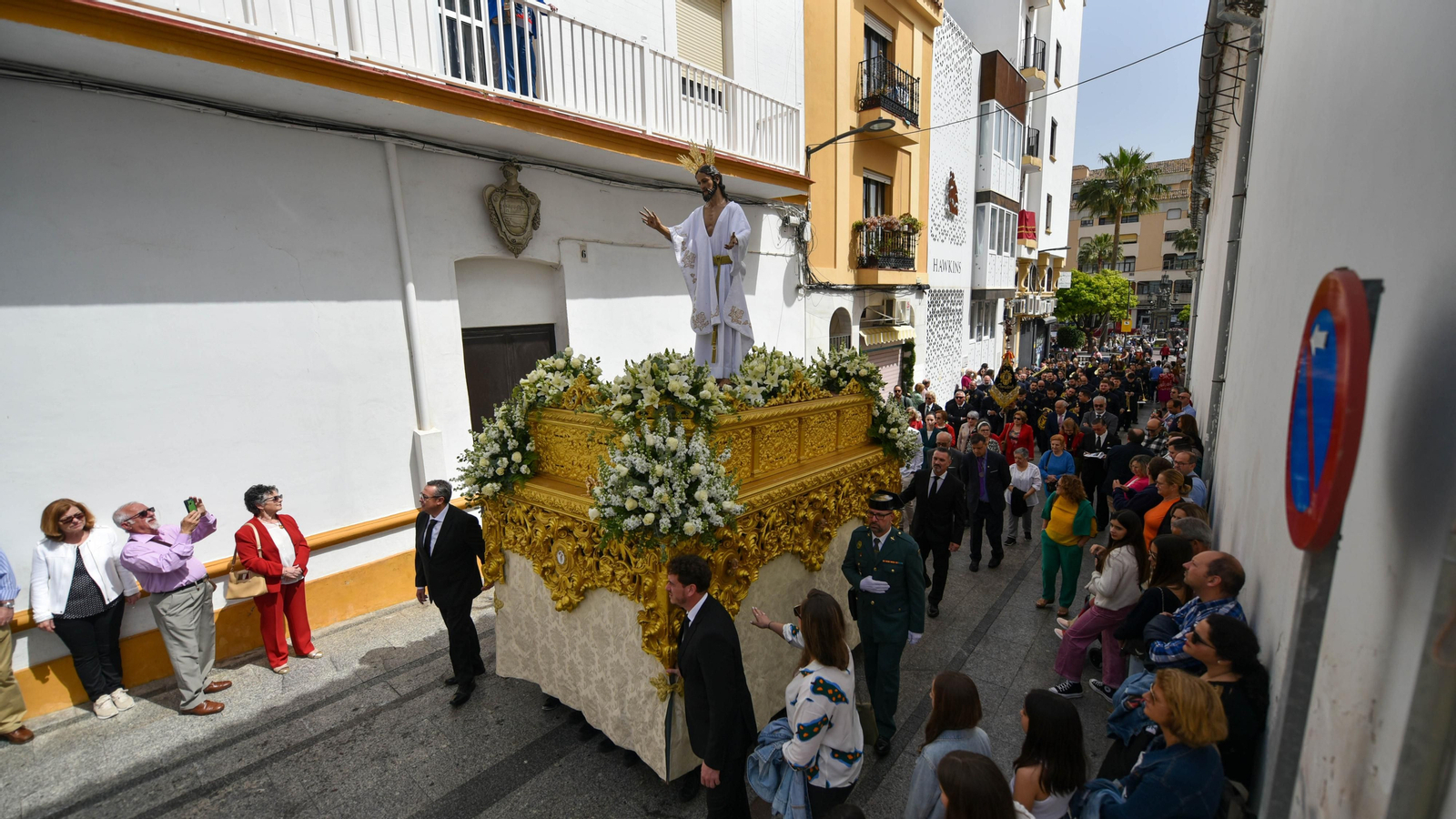 Fotos de la procesión del Resucitado en Algeciras