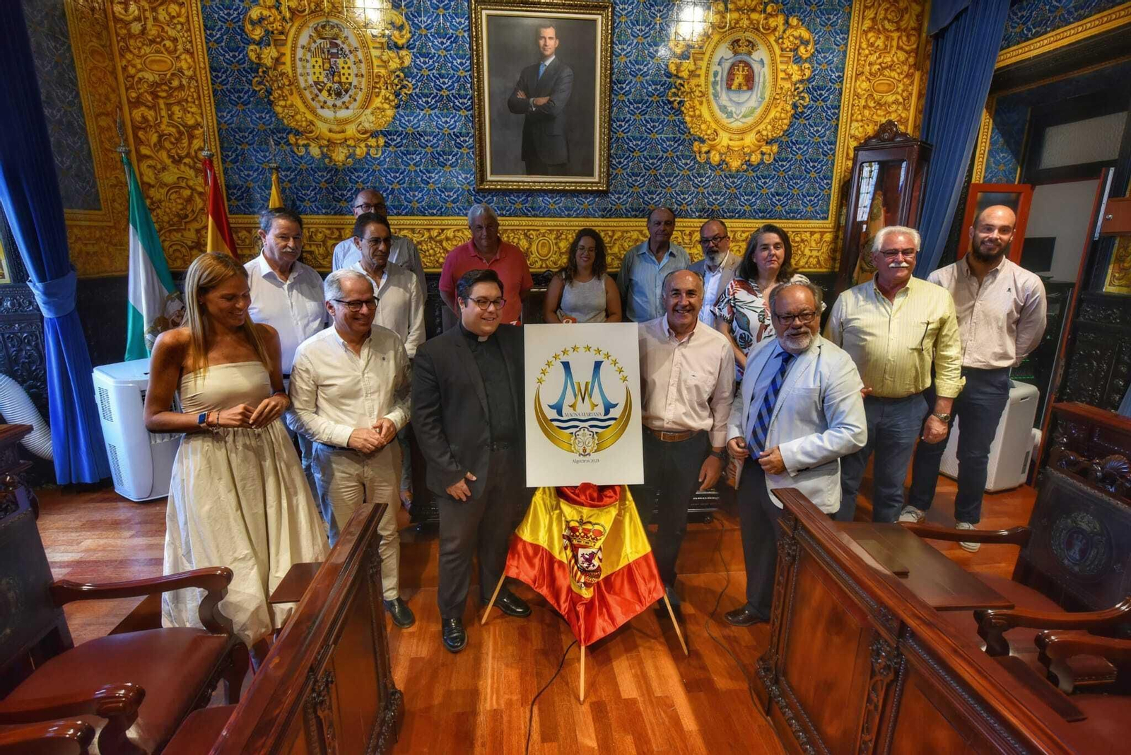 Presentación del imagotipo de la Magna Mariana de Algeciras 2023 Presentación del imagotipo de la Magna Mariana de Algeciras 2023