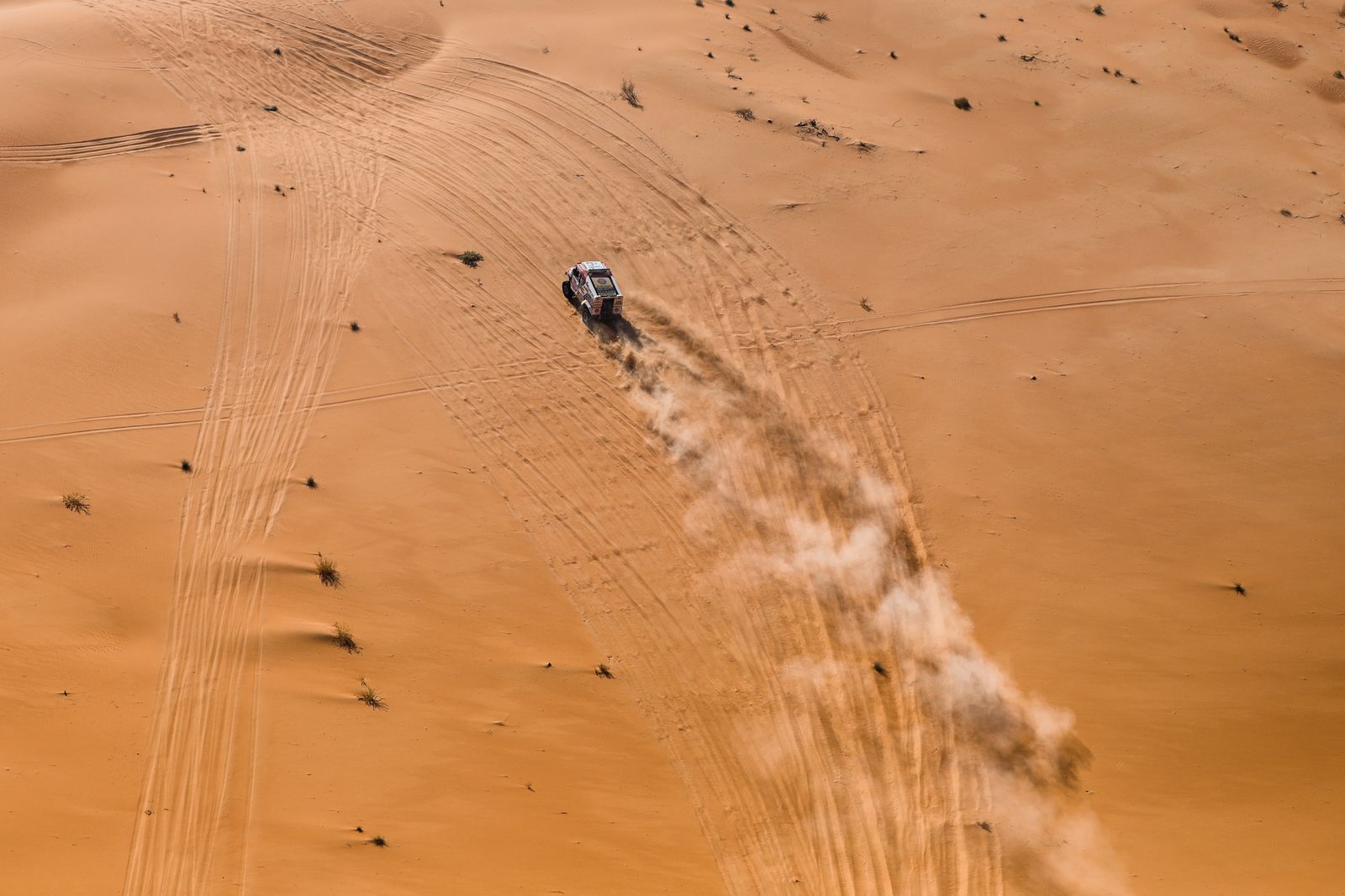 Las mejores fotos del Dakar por las dunas