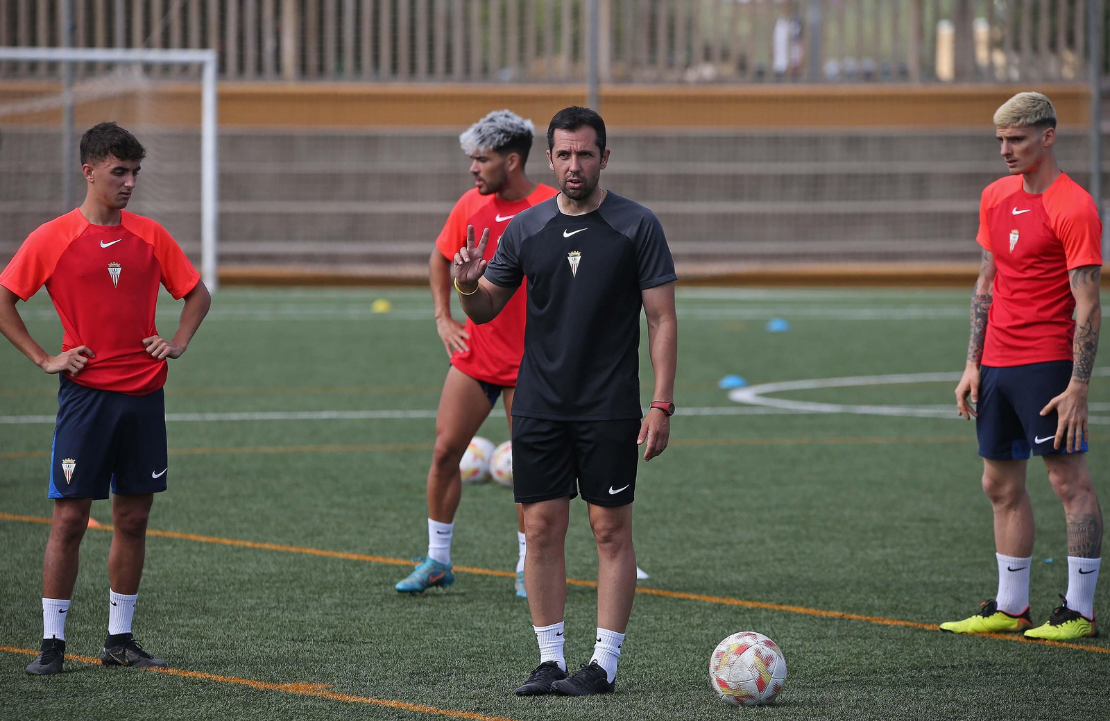 Fotos del entrenamiento del Algeciras CF en La Menacha