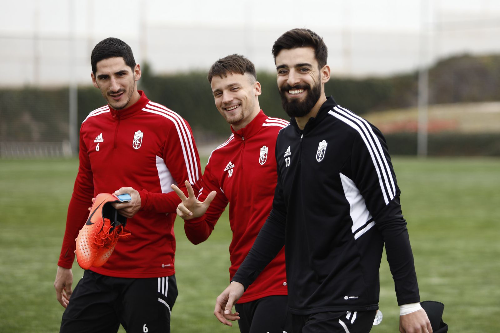El entrenamiento del Granada CF en imágenes