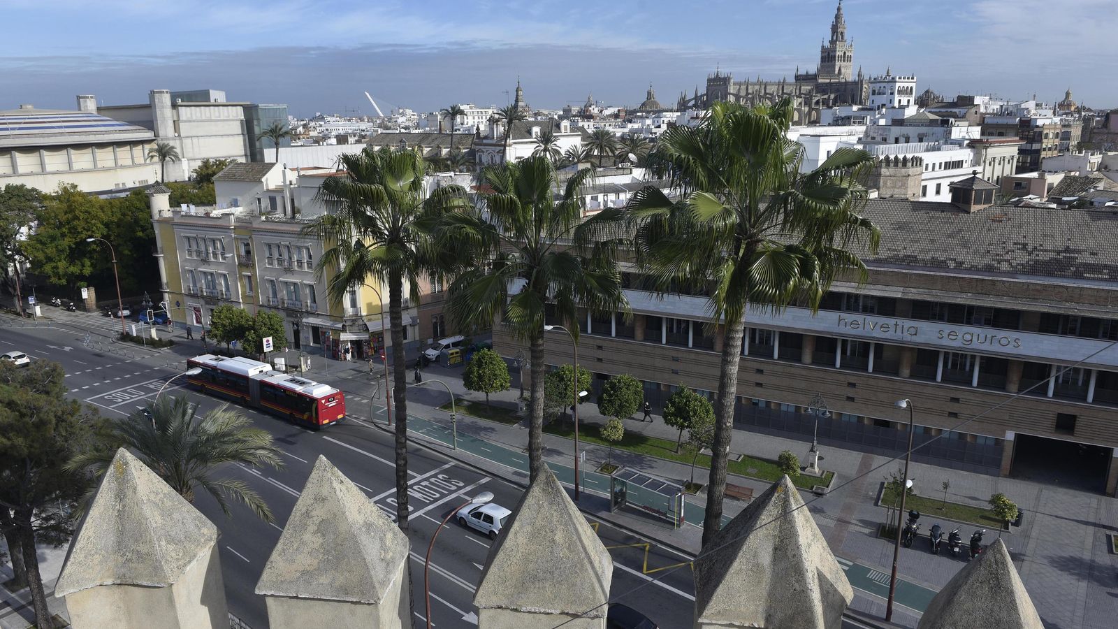 Las vistas desde la terraza visitable de la Torre del Oro.