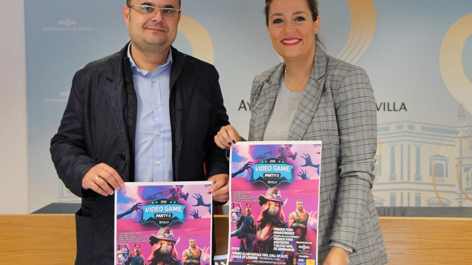 Presentación de la II Videogame Party de Sevilla.