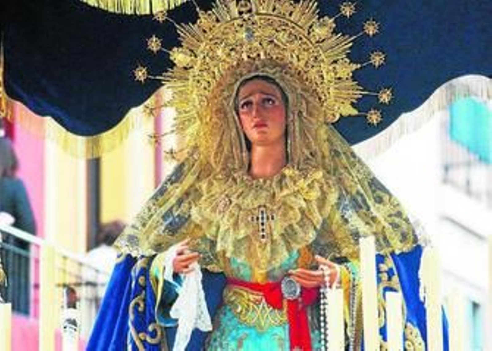 Nuestra Señora del Primer Dolor en su salida procesional del pasado año.