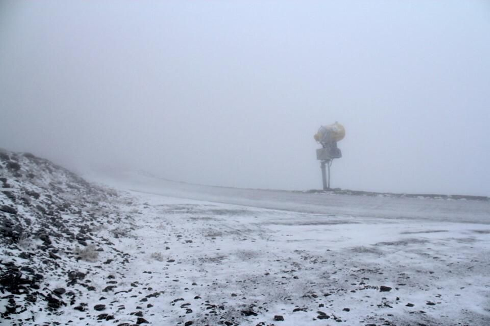 Sierra Nevada se cubrió de blanco la semana pasada.