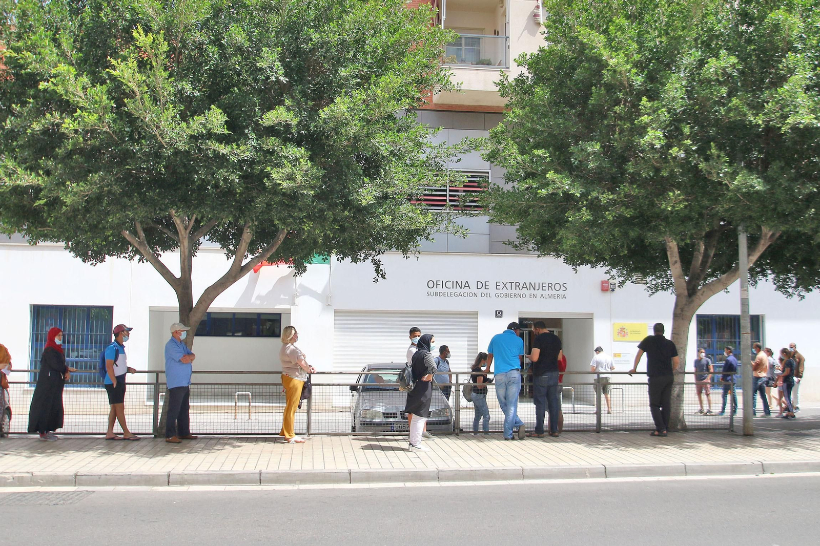 Las interminables colas en Extranjería