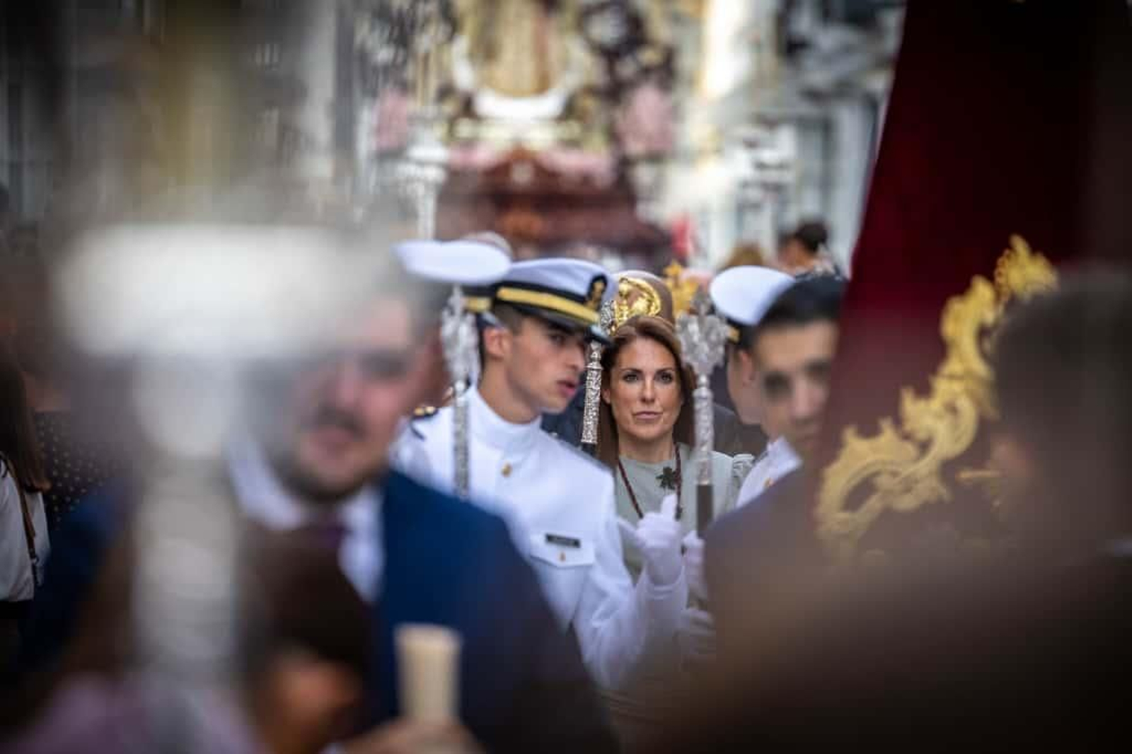 Procesión de la Virgen de las Mercedes en San Fernando: las imágenes