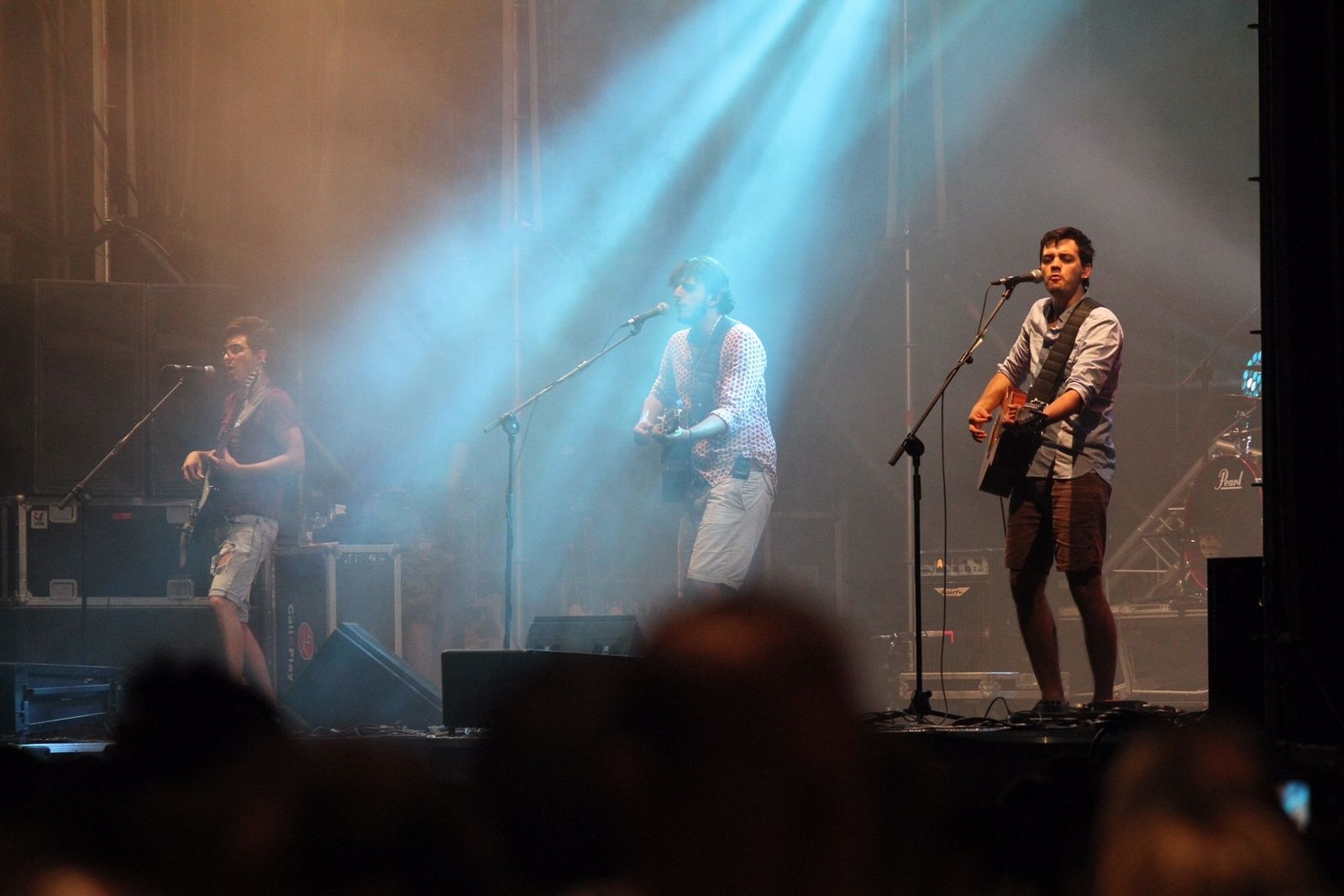 El grupo colombiano Morat derrochó energía en el escenario 'Mapas de Música'.
