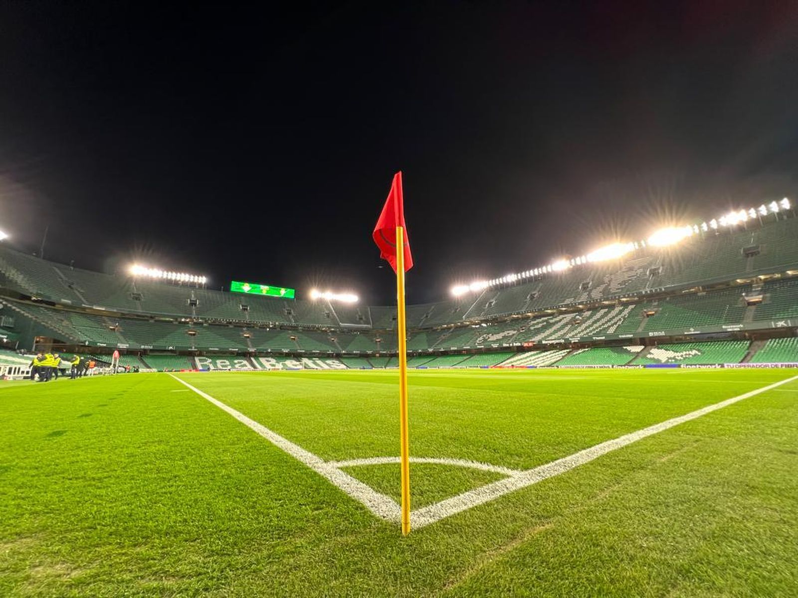 Una imagen del estadio Benito Villamarín antes de un partido del Betis.