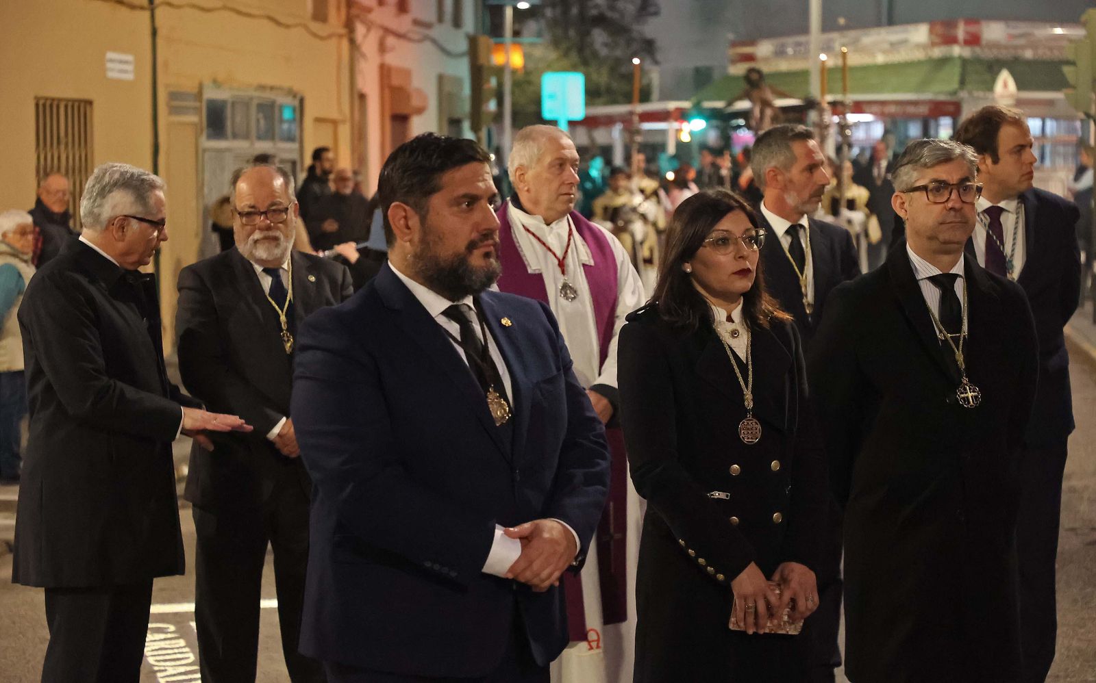 Imágenes del Vía Crucis oficial del Consejo Local de Hermandades y Cofradías de Algeciras