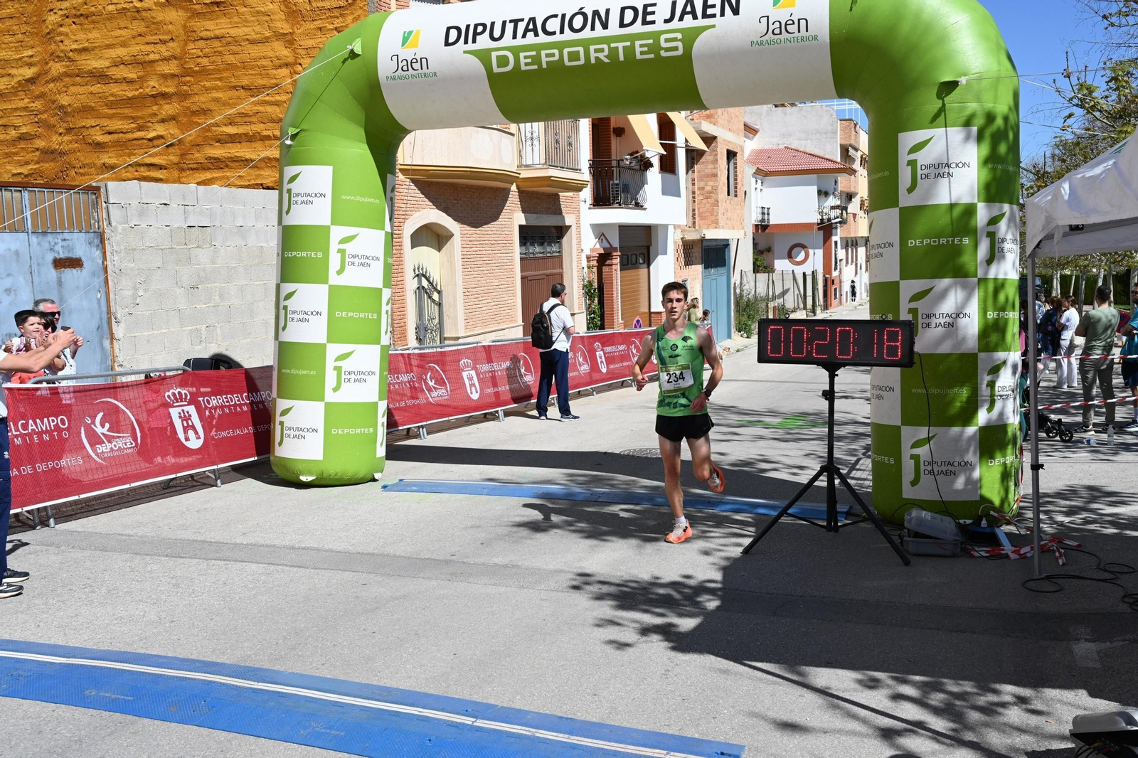 Andrés Estepa, ganador masculino en categoría sénior en una de las carreras.