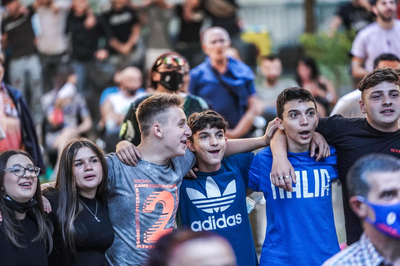 Las imágenes de la semifinal Italia-España de Eurocopa