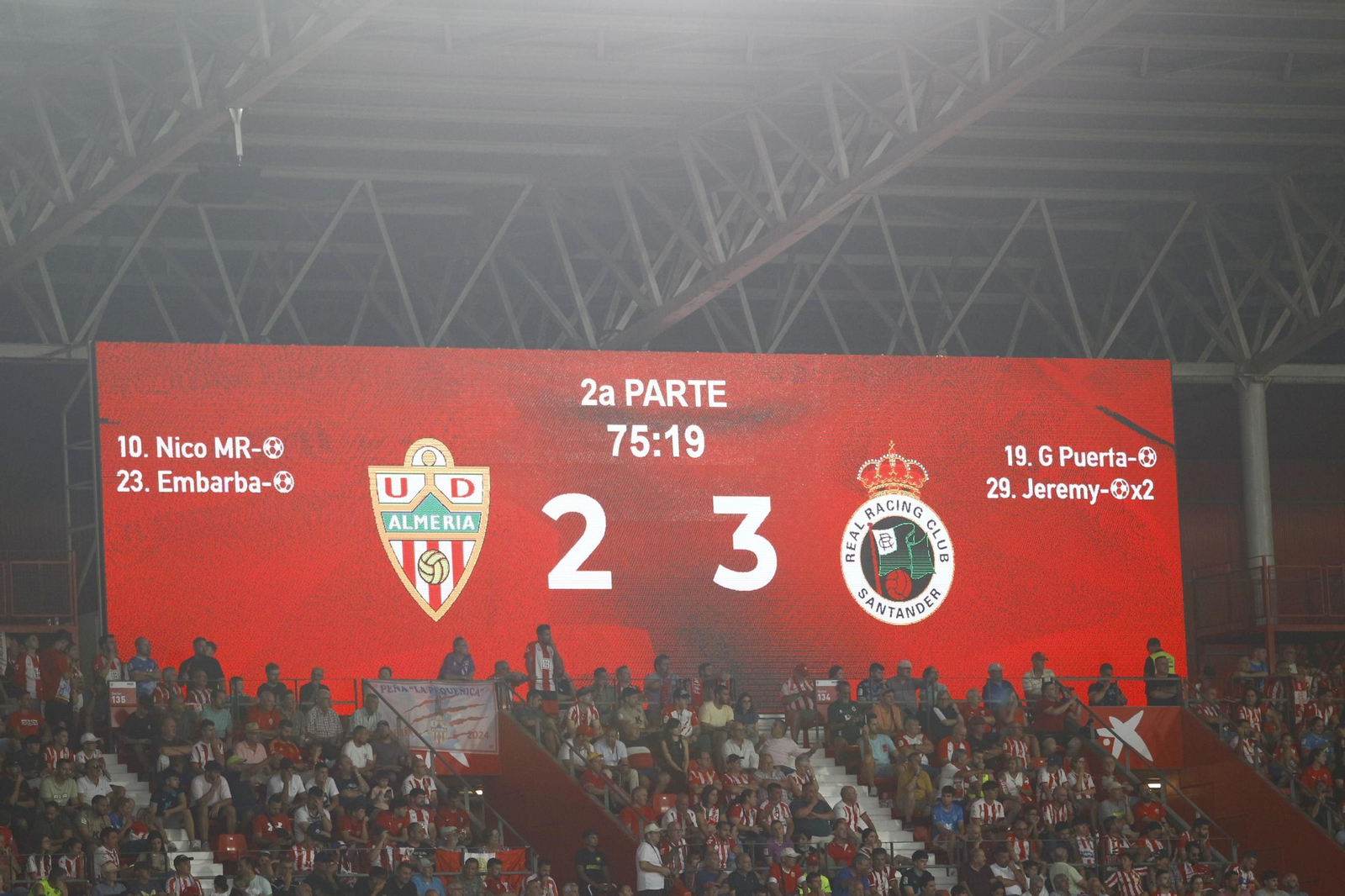 Las mejores fotos del partido U.D. Almería-Racing de Santander