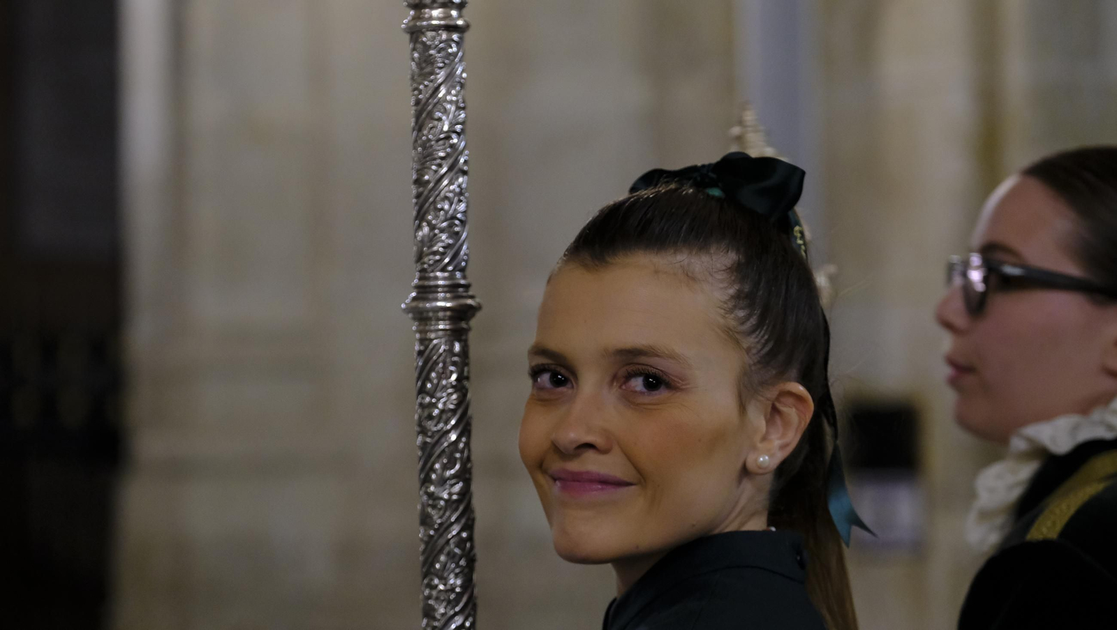 Estudiantes en la Semana Santa de Almería 2025