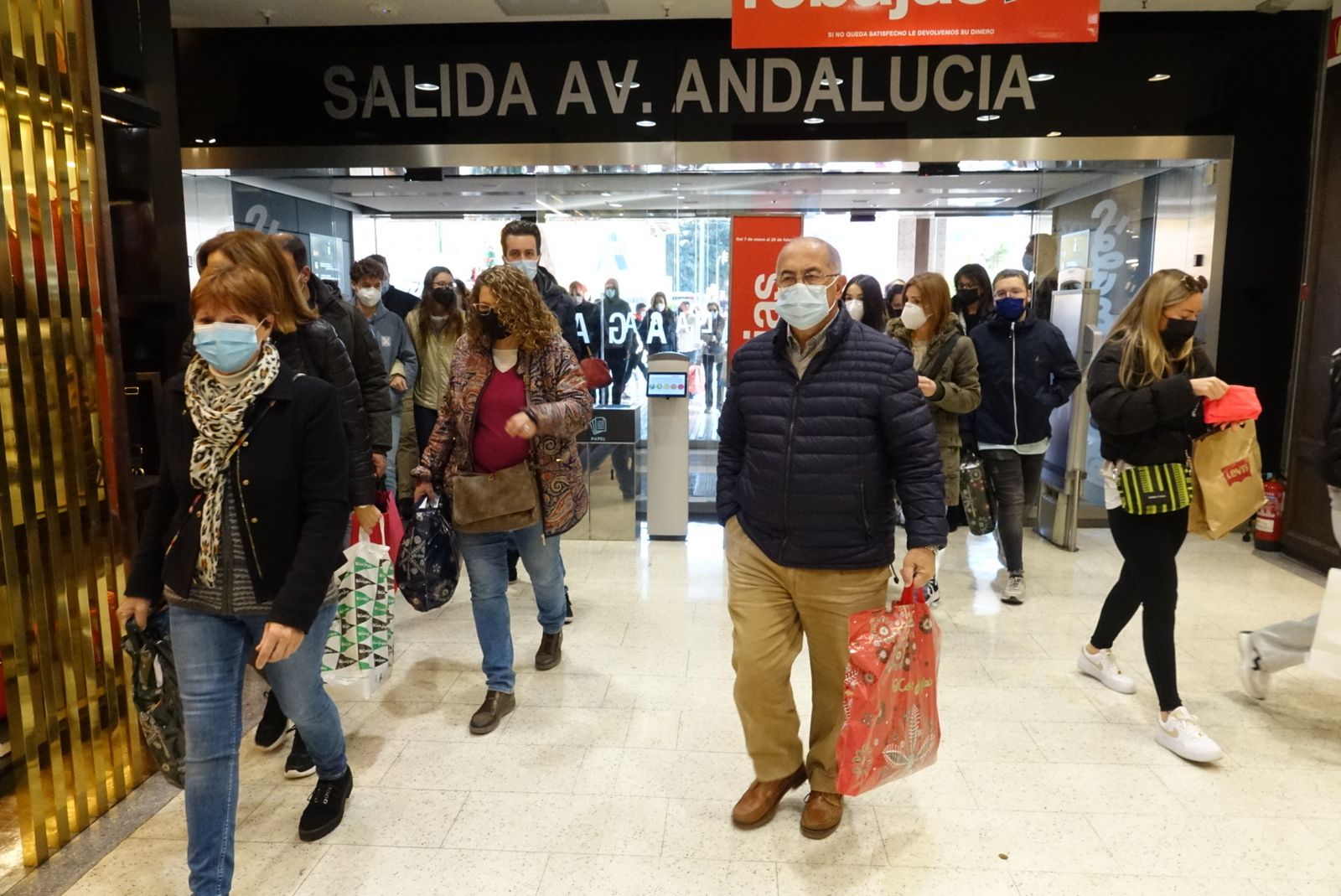 Primer día de rebajas en Málaga, en fotos