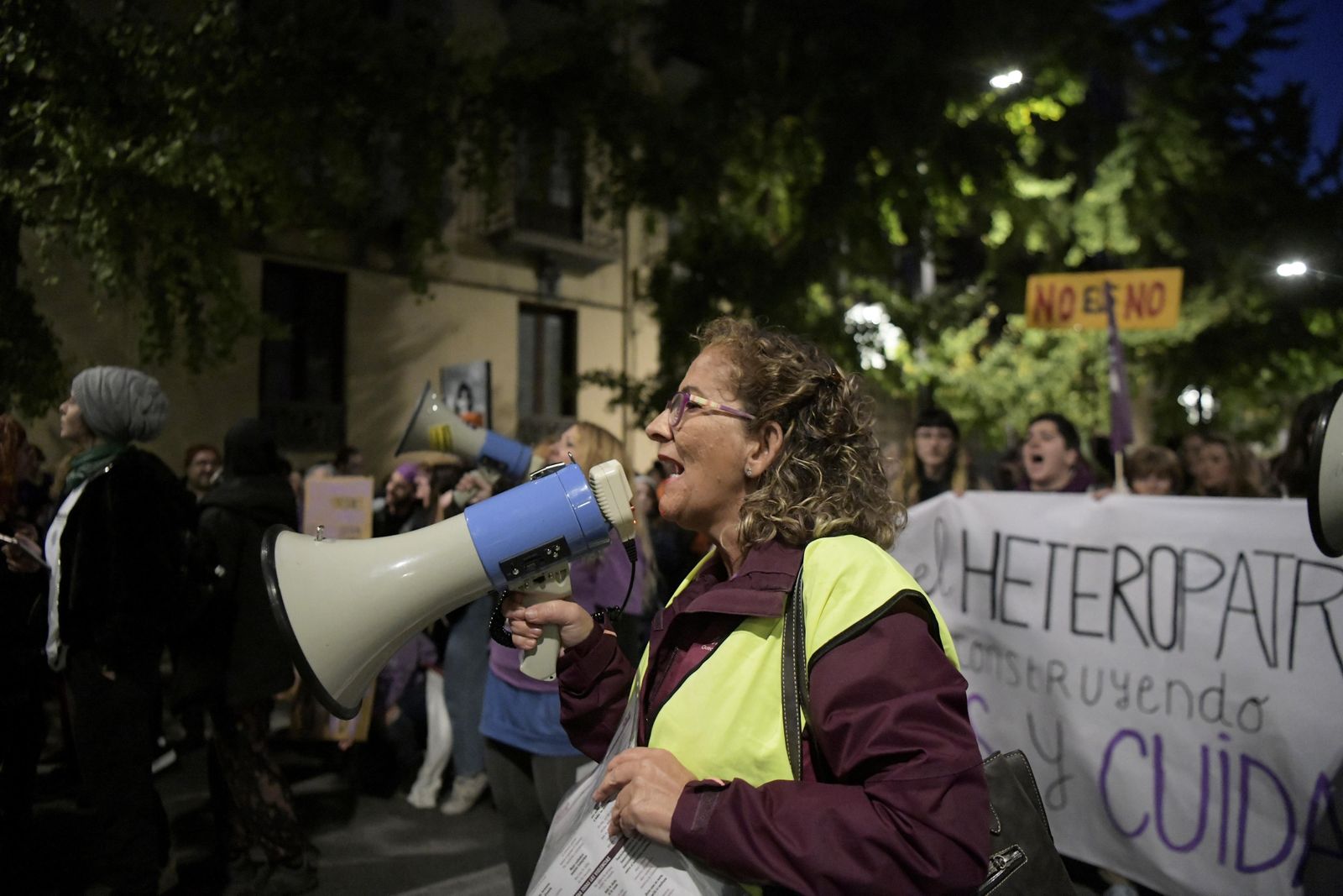 La manifestación del 25-N en Granada, en imágenes