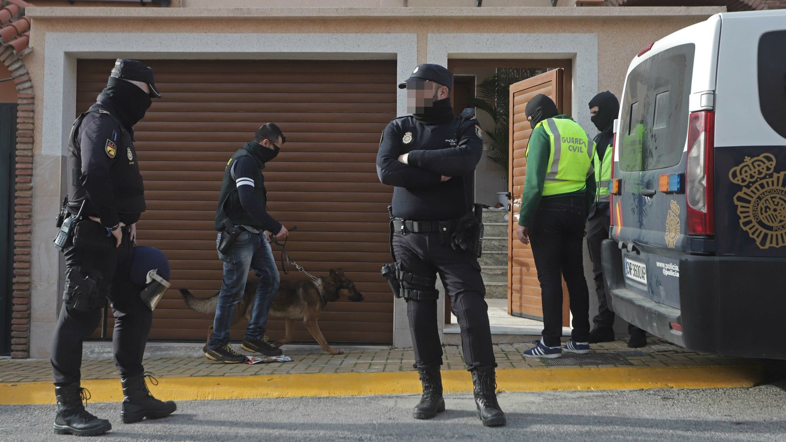 Imágenes del operativo contra el narcotráfico en Algeciras
