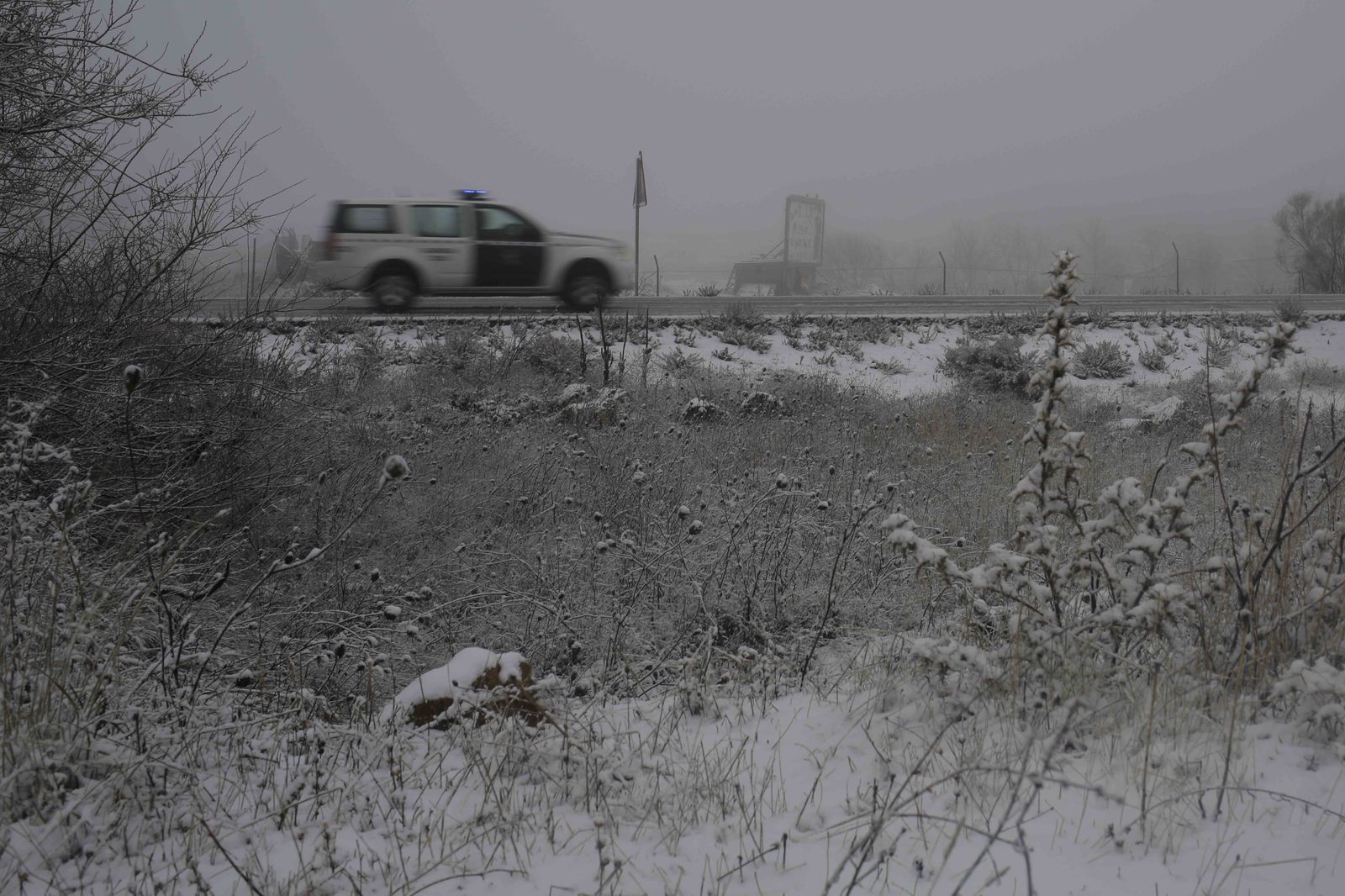 La nevada en el interior de Málaga, en imágenes
